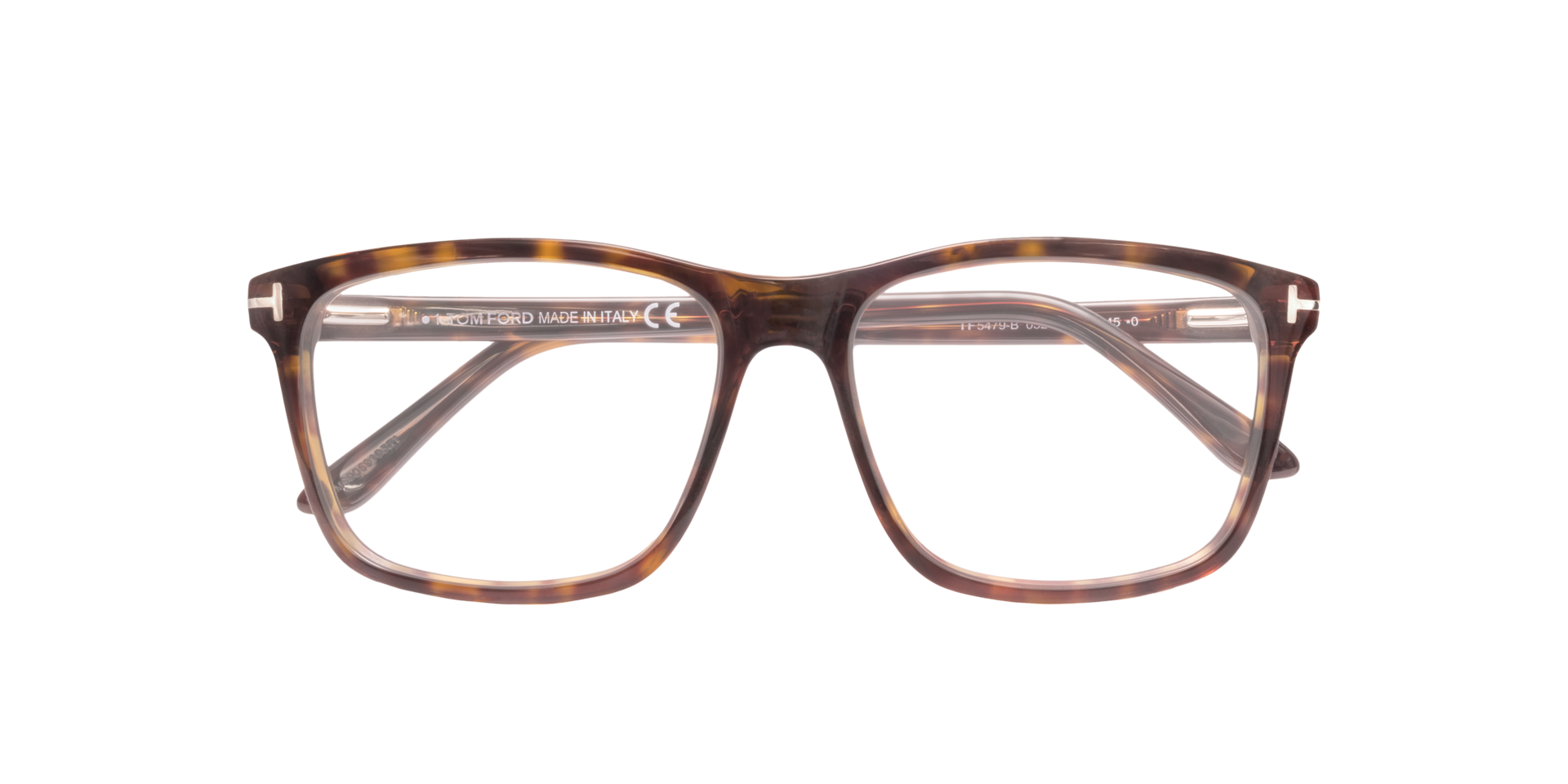 FT5479-B Tortoise Dark AcetateEyeglass Frames for Glasses Direct, Closed View