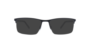 Black Silver TH 1692 -  Metal Sunglasses