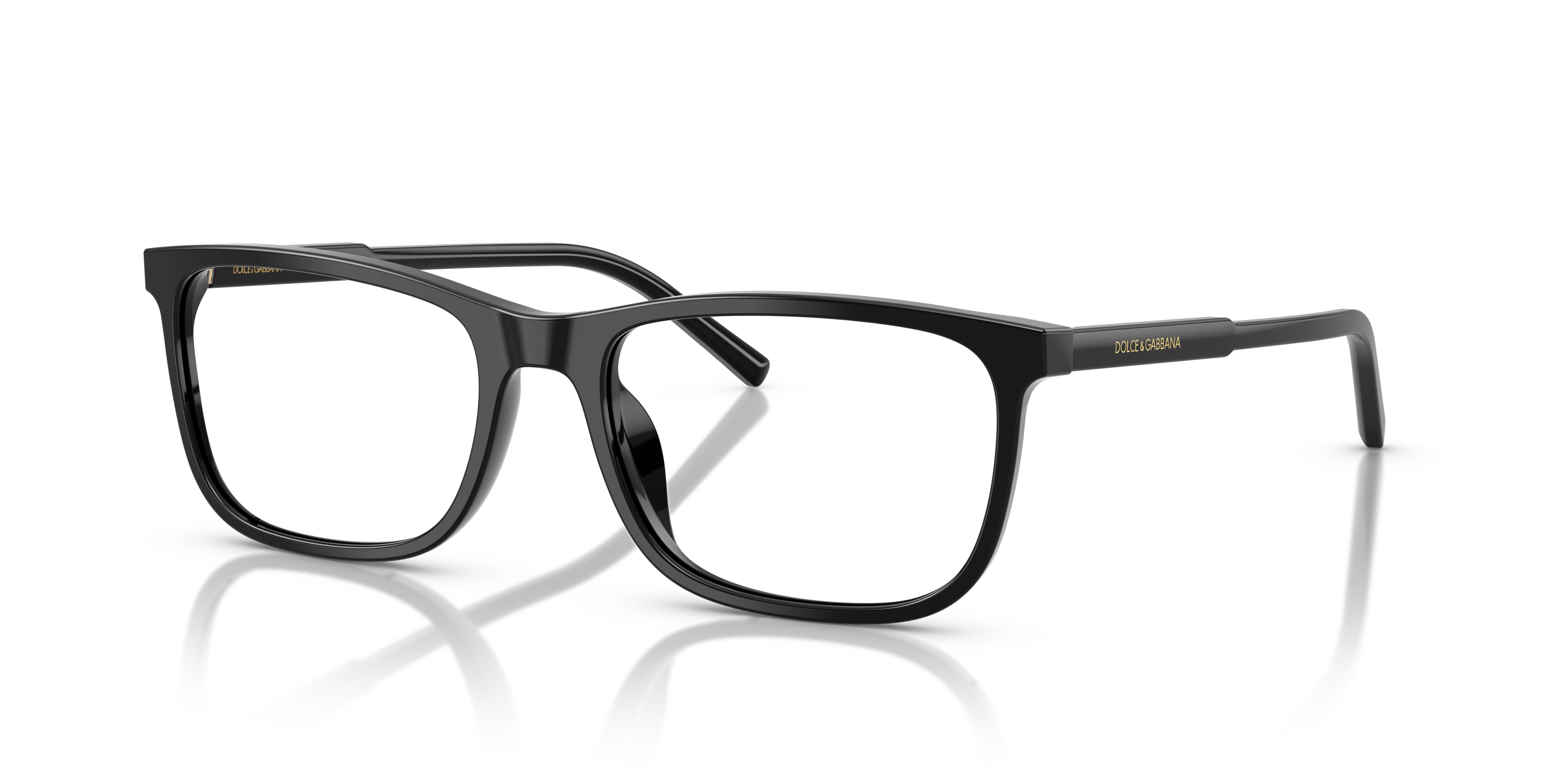 DG3427 Black AcetateEyeglass Frames for Glasses Direct, Angle View