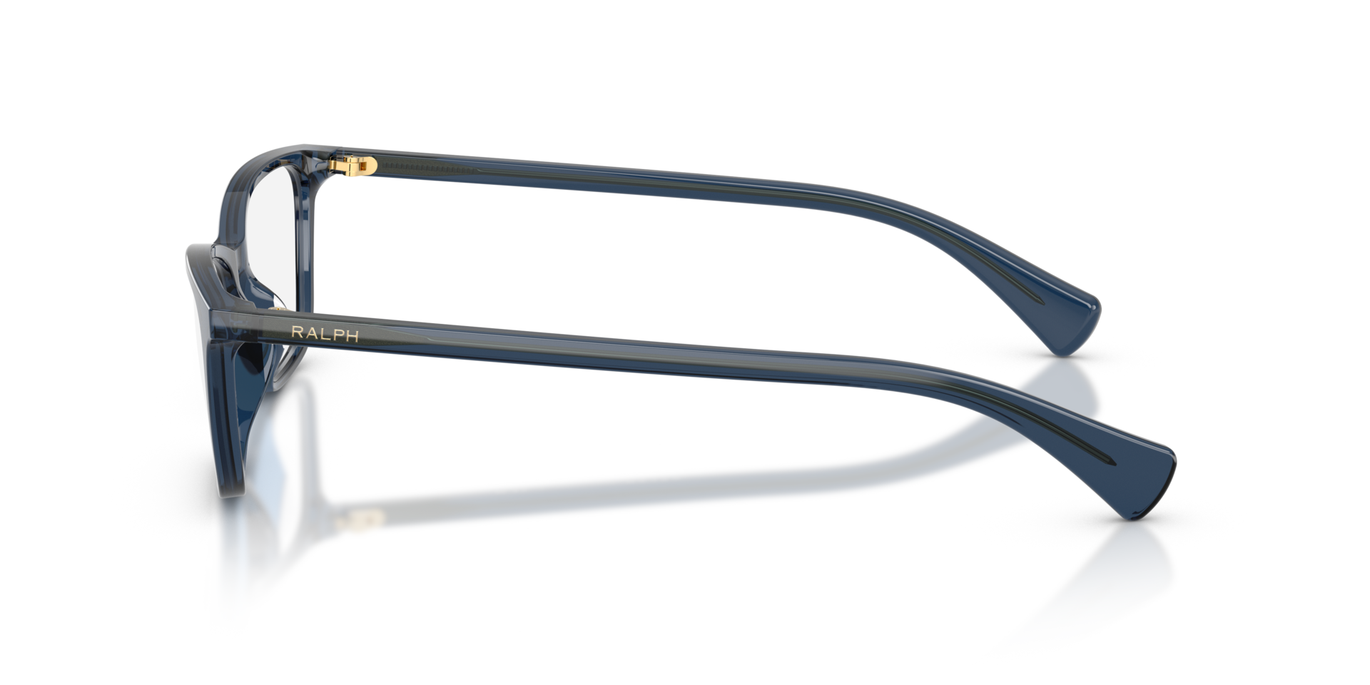 RA7187U Blue Trasparent AcetateEyeglass Frames for Glasses Direct, Side View