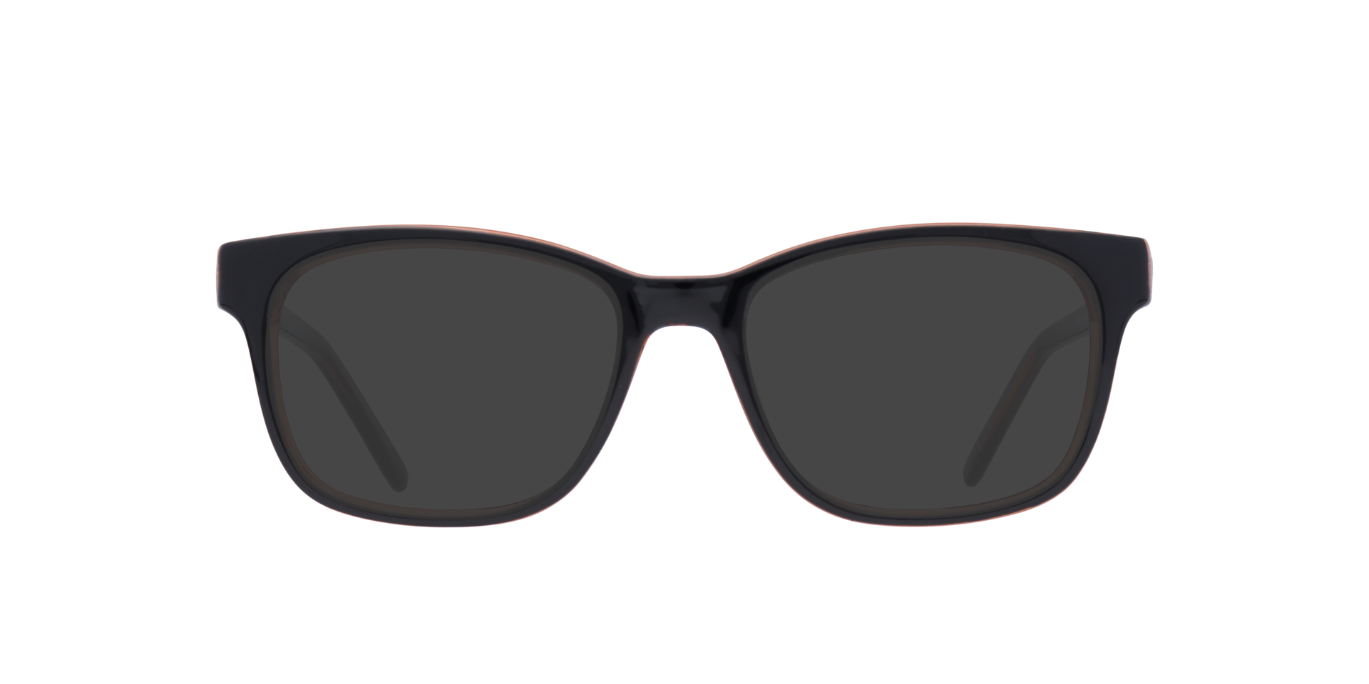 Diallo Black & Brown PlasticEyeglass Frames for Glasses Direct, with Tinted Lenses