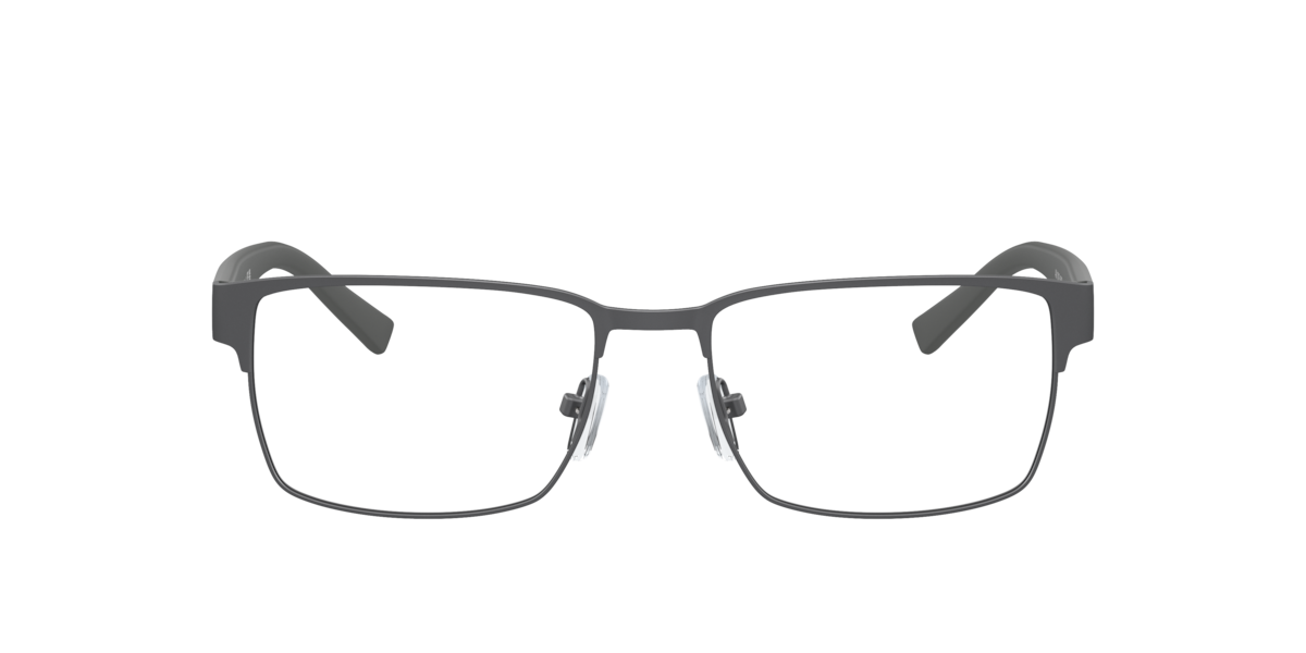 Armani Exchange Men's Matte Gunmetal Square Metal Eyeglasses Online - Full Rim - Ax1019