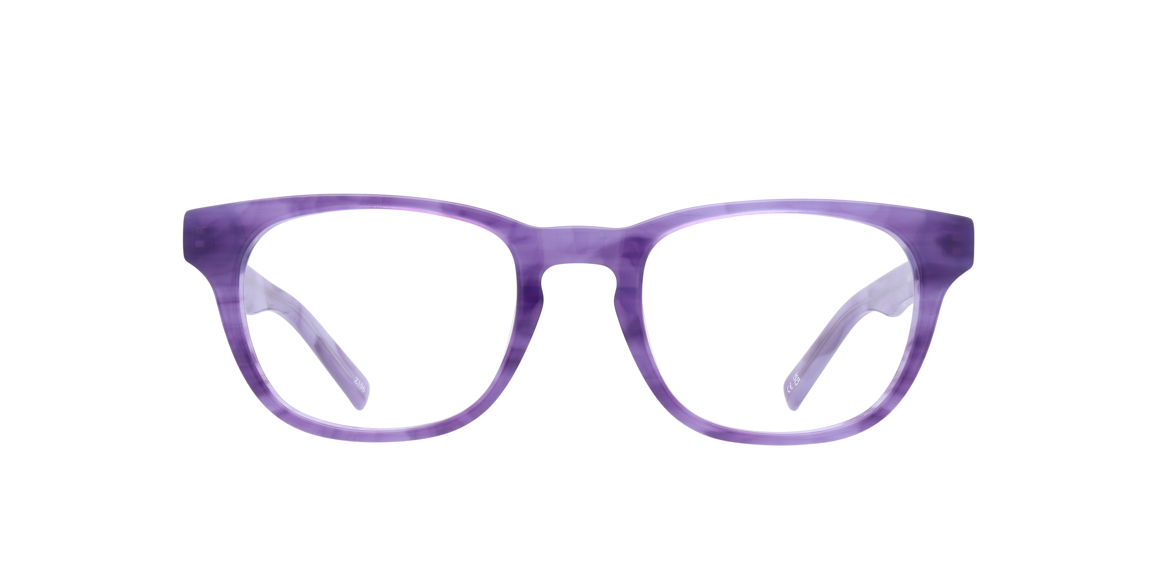 Andi Amethyst AcetateEyeglass Frames for Glasses Direct, Front View