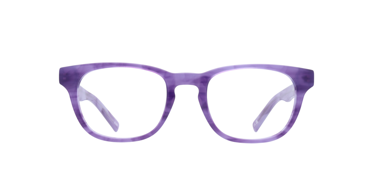 Gd Collection Unisex Amethyst Rectangle Acetate Eyeglasses Online - Full Rim - Andi