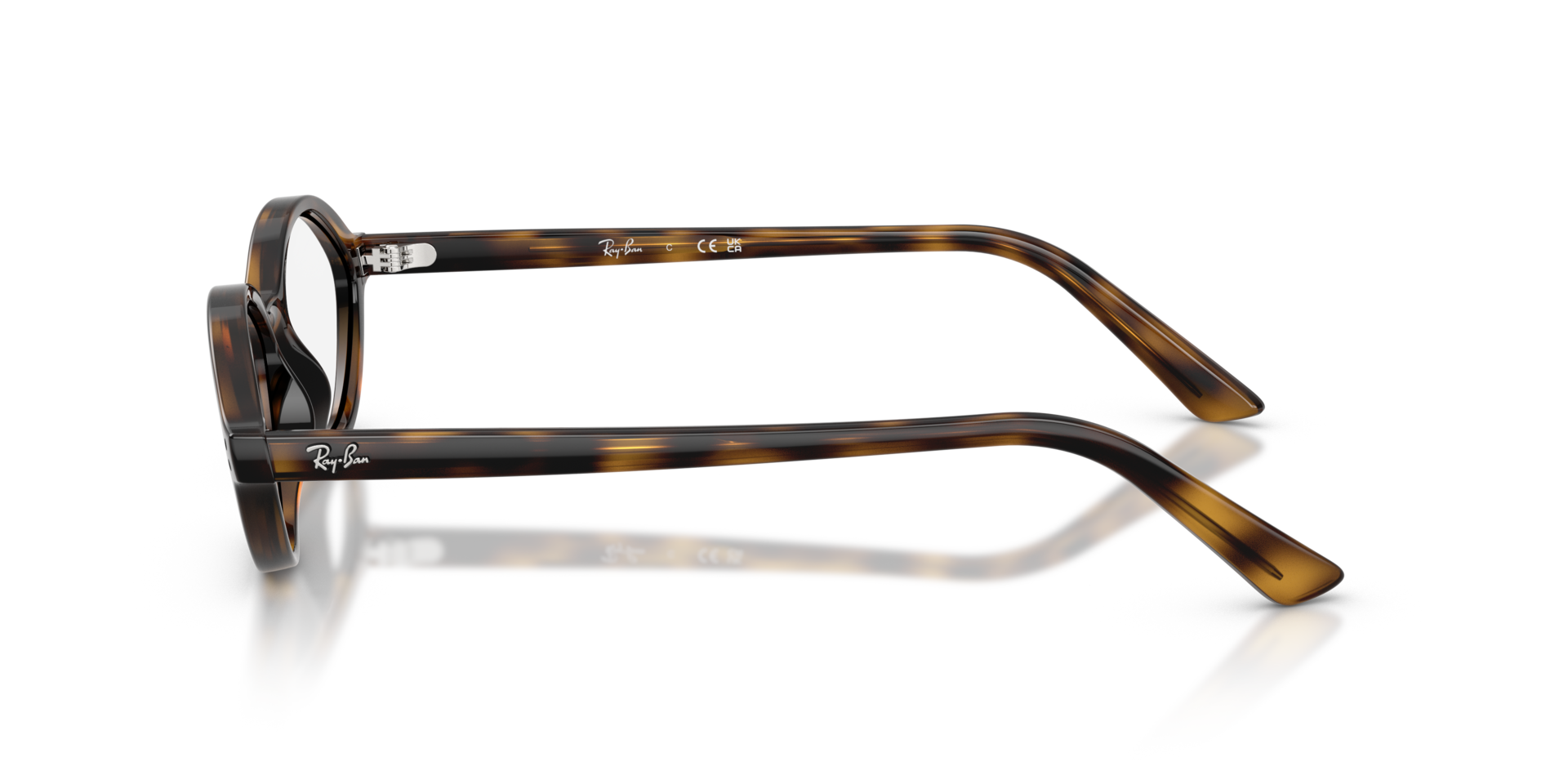 RB7265 Havana PlasticEyeglass Frames for Glasses Direct, Side View