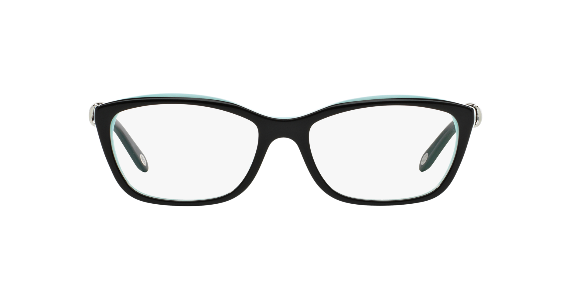 TF2074 Black On Tiffany Blue AcetateEyeglass Frames for Glasses Direct, Front View