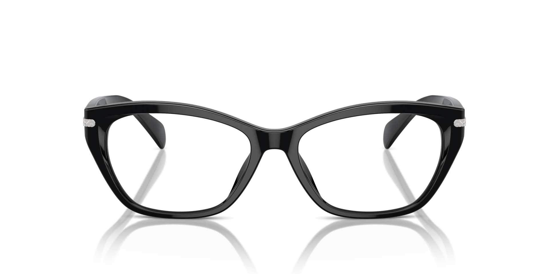 RA7161U Shiny Black AcetateEyeglass Frames for Glasses Direct, Front View