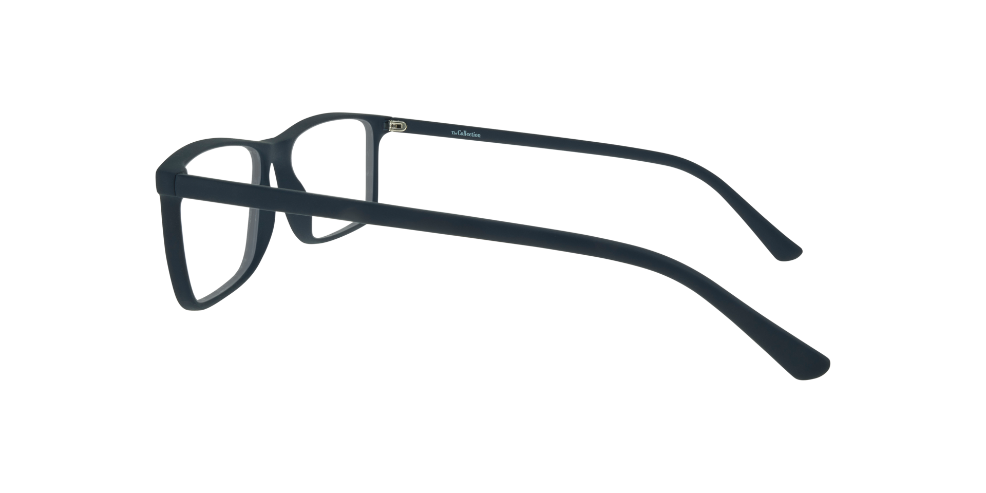 Ledger Dark Blue PlasticEyeglass Frames for Glasses Direct, Side View