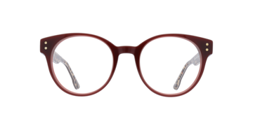 Solid Brown Emelia -  Acetate Glasses