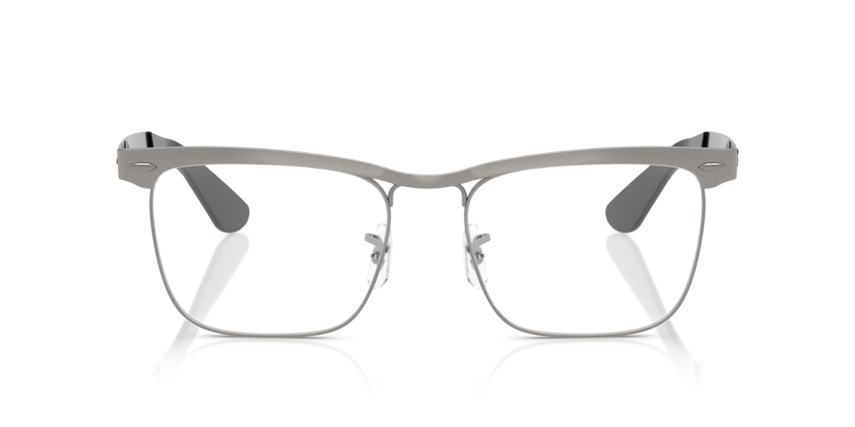 Ray-Ban Eyeglasses Wayfarer Deluxe Optics - Sandblasted Gunmetal Frame Clear Lenses Polarized 53-18, RX3875V - Image 4