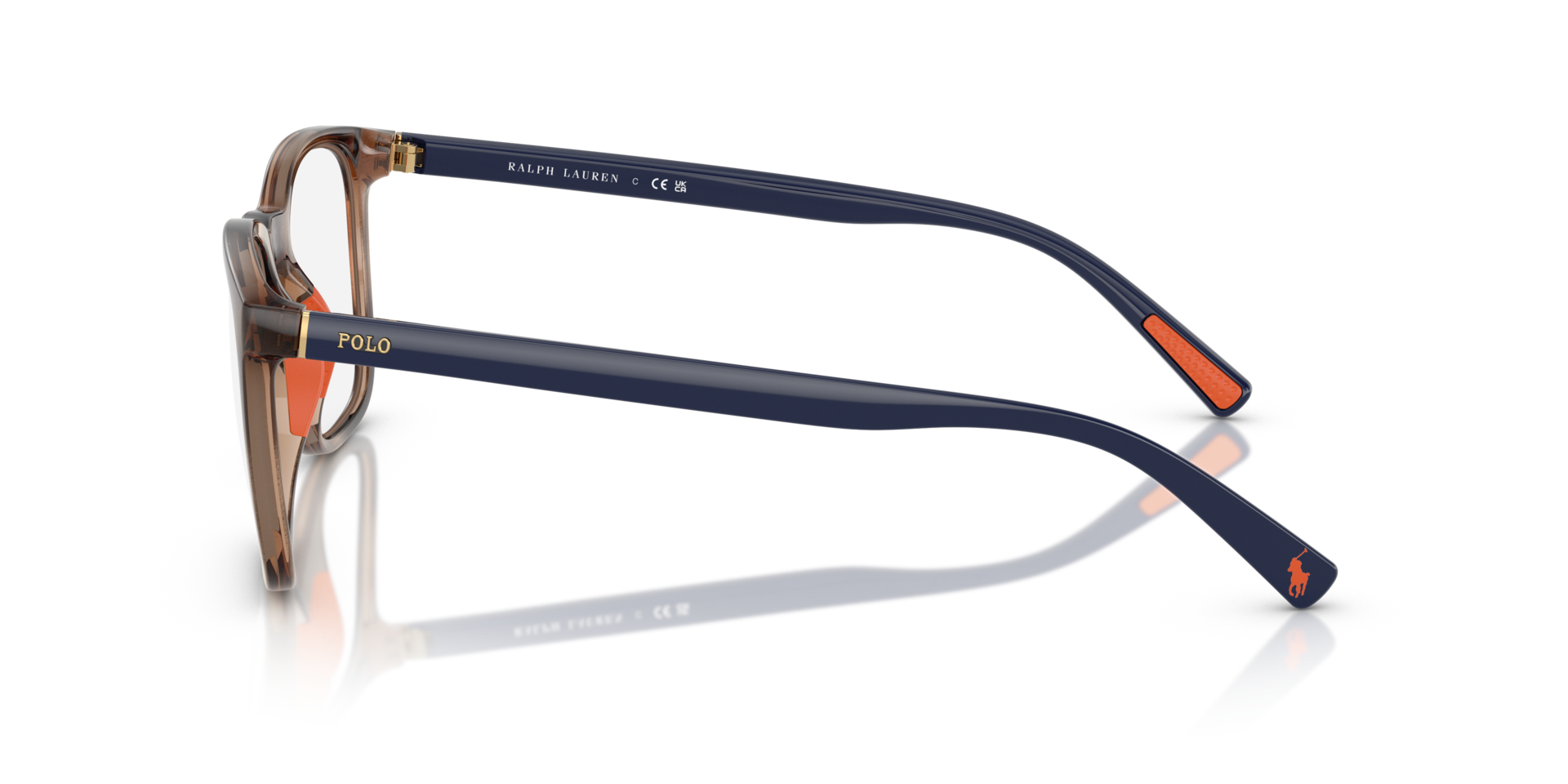PH2281U Shiny Dark Havana PlasticEyeglass Frames for Glasses Direct, Side View
