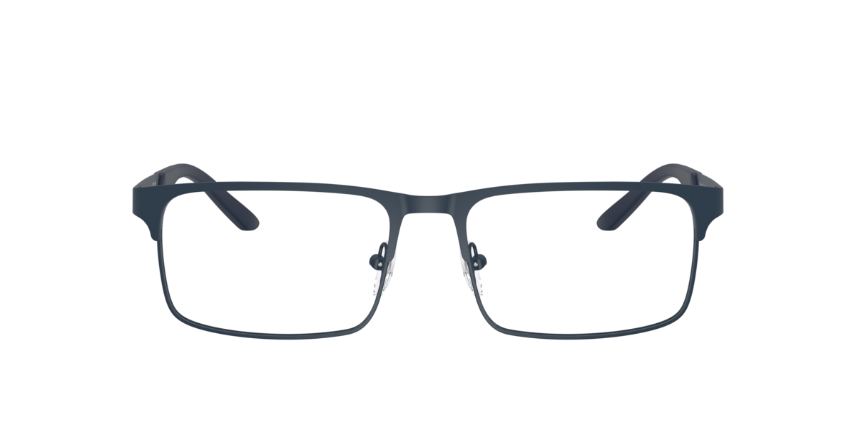 Matte Blue rectangle Metal eyeglasses Online - Full Rim - EA1170