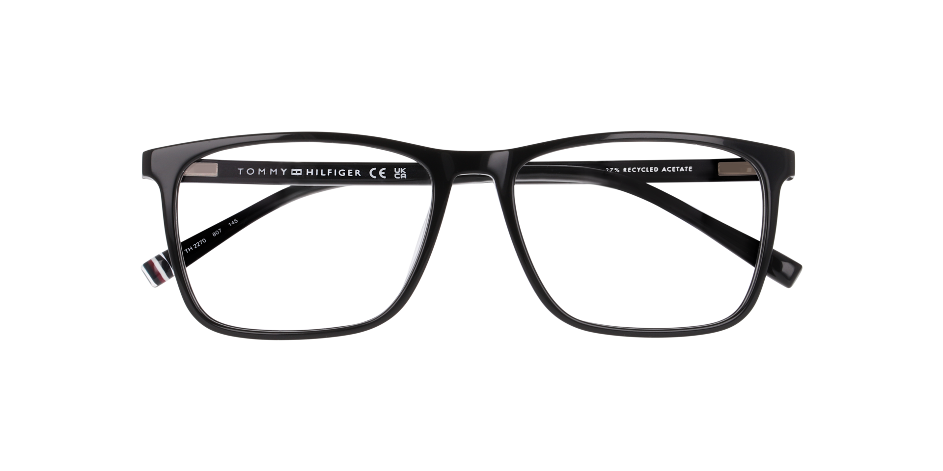 TH 2270 Black AcetateEyeglass Frames for Glasses Direct, Closed View