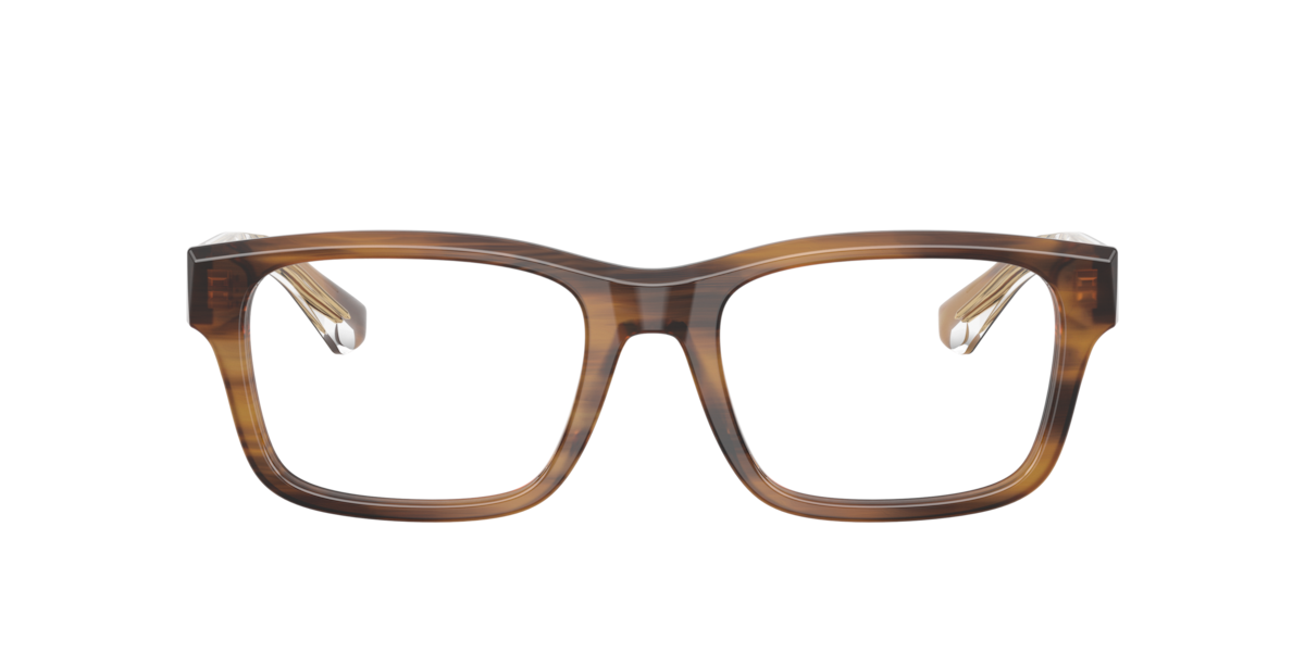 Striped Brown square Acetate eyeglasses Online - Full Rim - BE2469