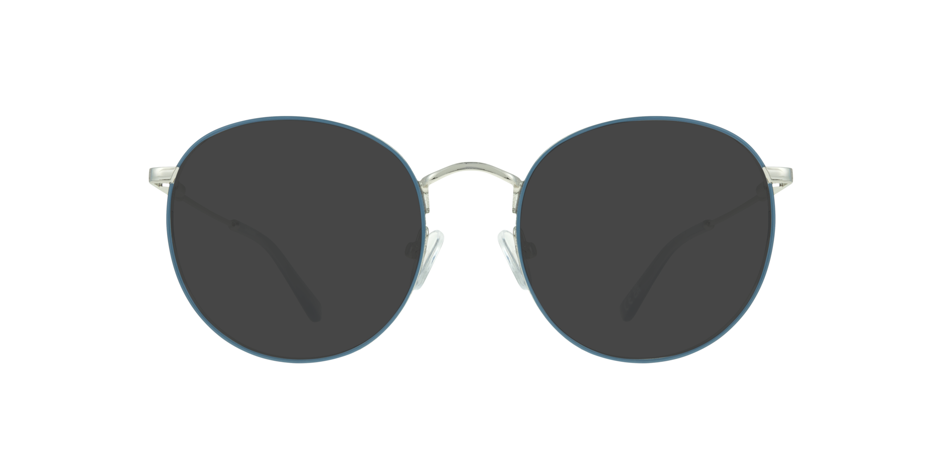 Shiny Silver/Blue Kade -  Metal