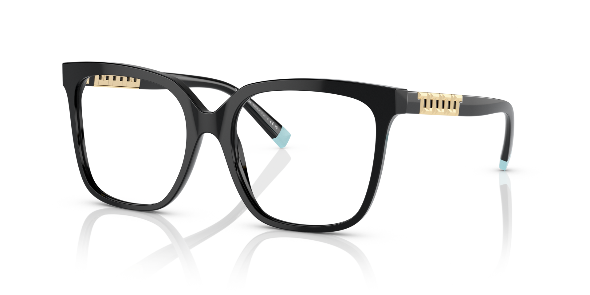 TF2227 Black AcetateEyeglass Frames for Glasses Direct, Angle View