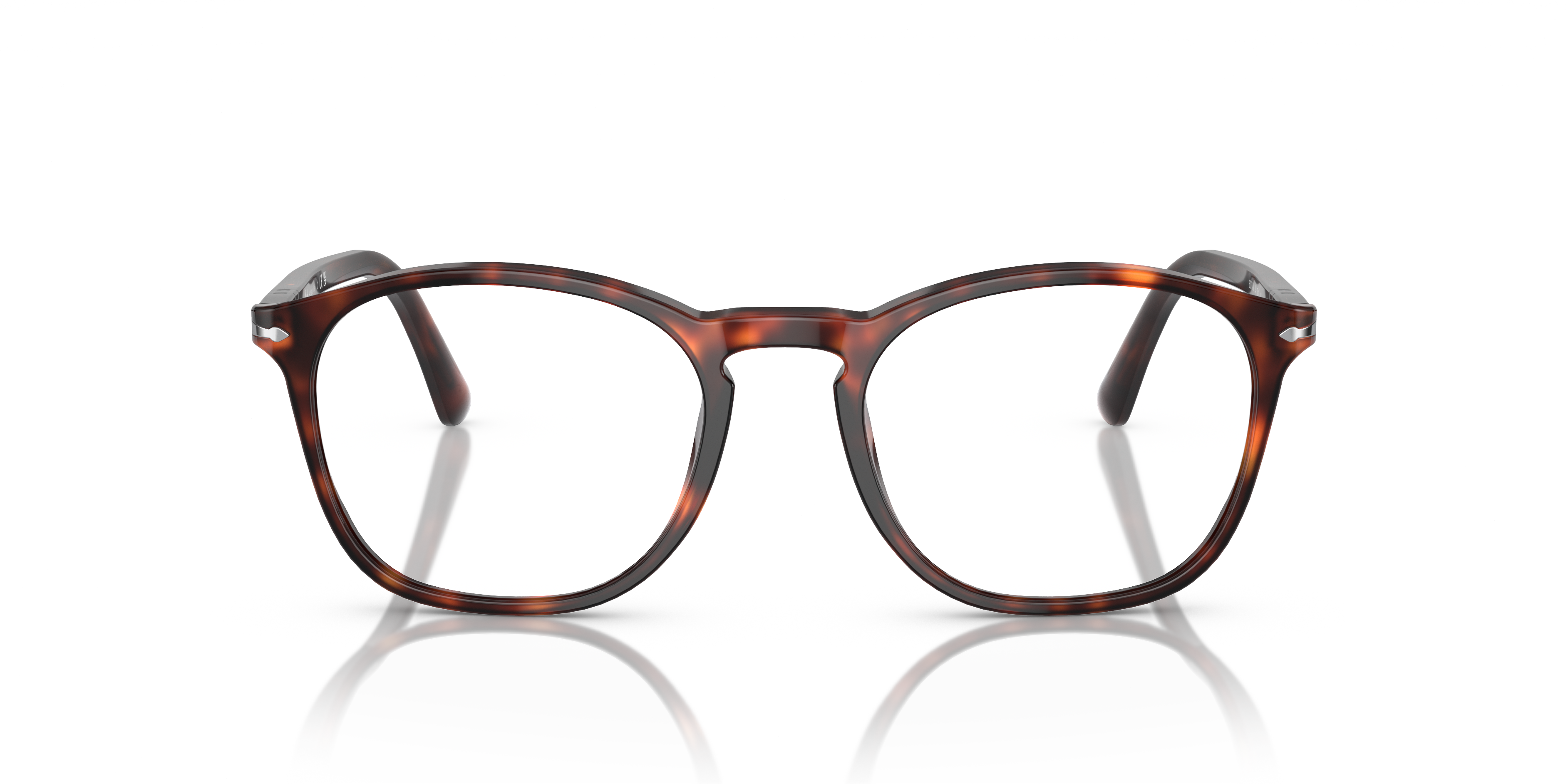 PO3007VM Havana AcetateEyeglass Frames for Glasses Direct, Front View