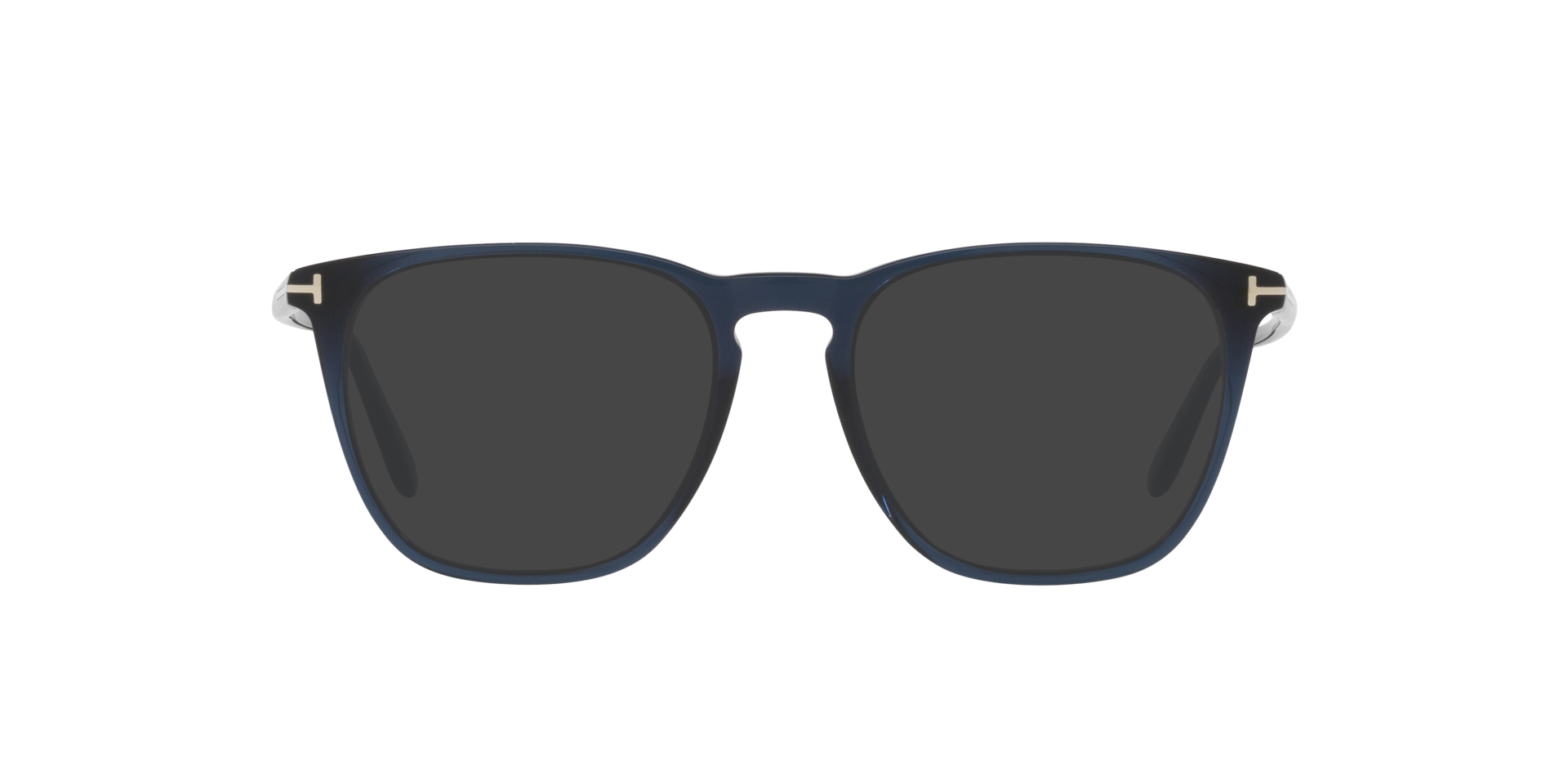 FT5937-B Blue Shiny AcetateEyeglass Frames for Glasses Direct, with Tinted Lenses