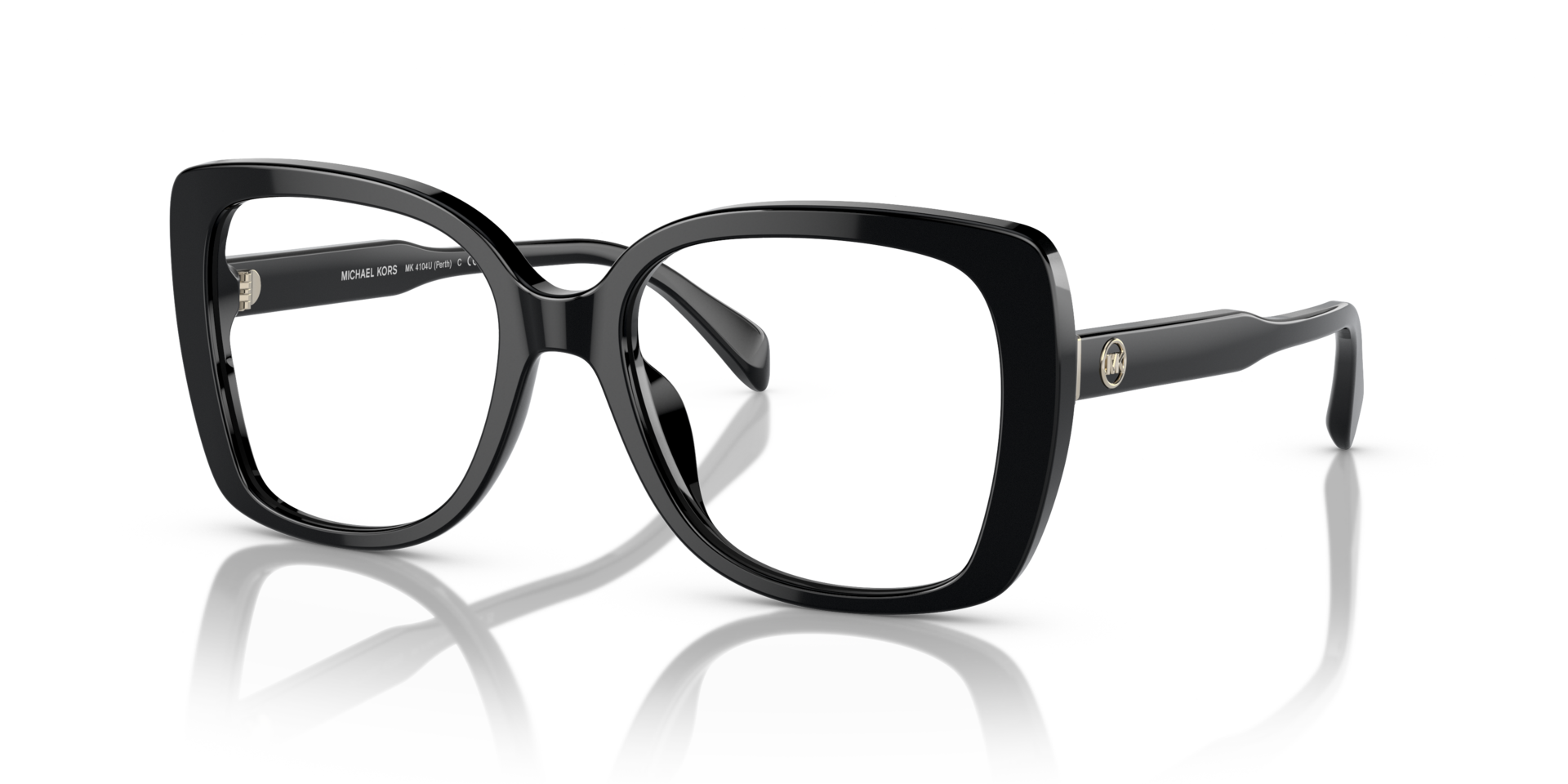 MK4104U Black AcetateEyeglass Frames for Glasses Direct, Angle View