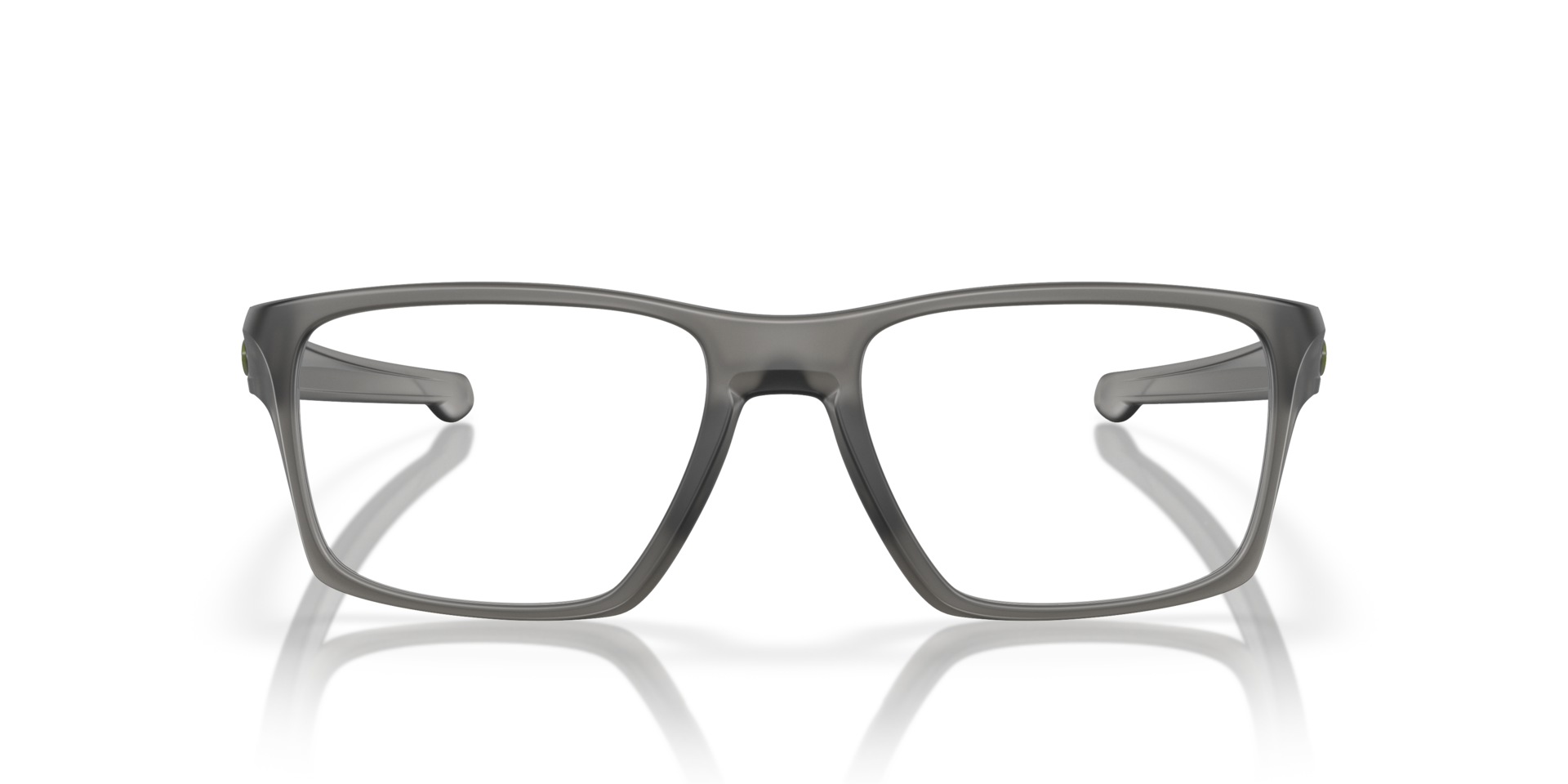 Litebeam Satin Grey Smoke PlasticEyeglass Frames for Glasses Direct, Front View