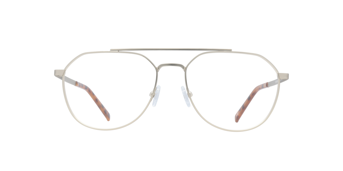 Matte Gold pilot Metal eyeglasses Online - Full Rim - Colby