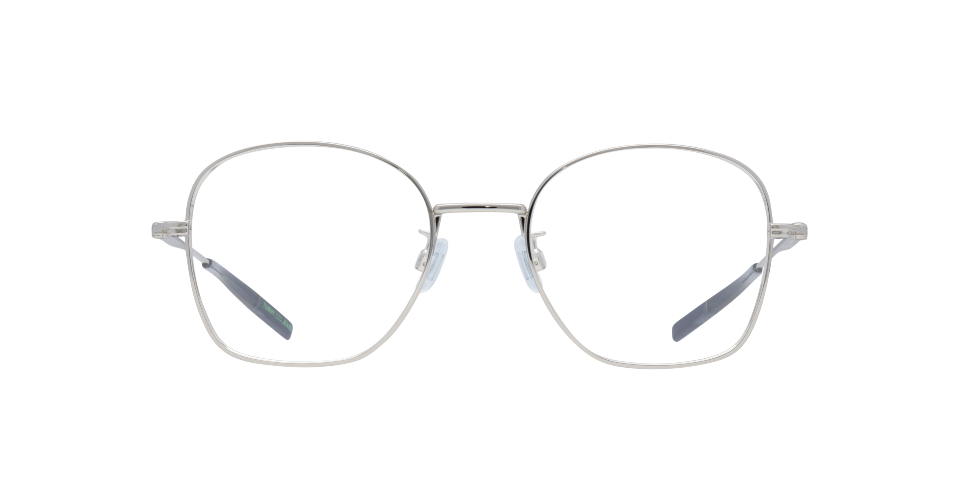 TJ 0072/F Silver MetalEyeglass Frames for Glasses Direct, Front View