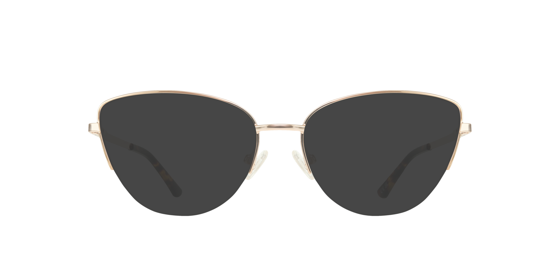 Lucia Gold & Havana MetalEyeglass Frames for Glasses Direct, with Tinted Lenses