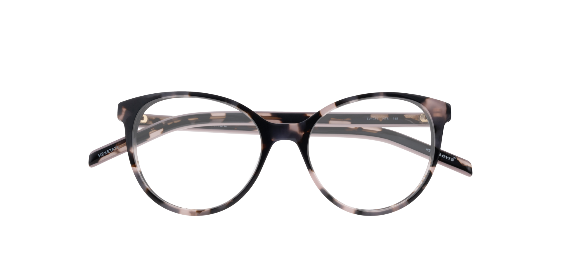 LV 1031 Tortoise AcetateEyeglass Frames for Glasses Direct, Closed View