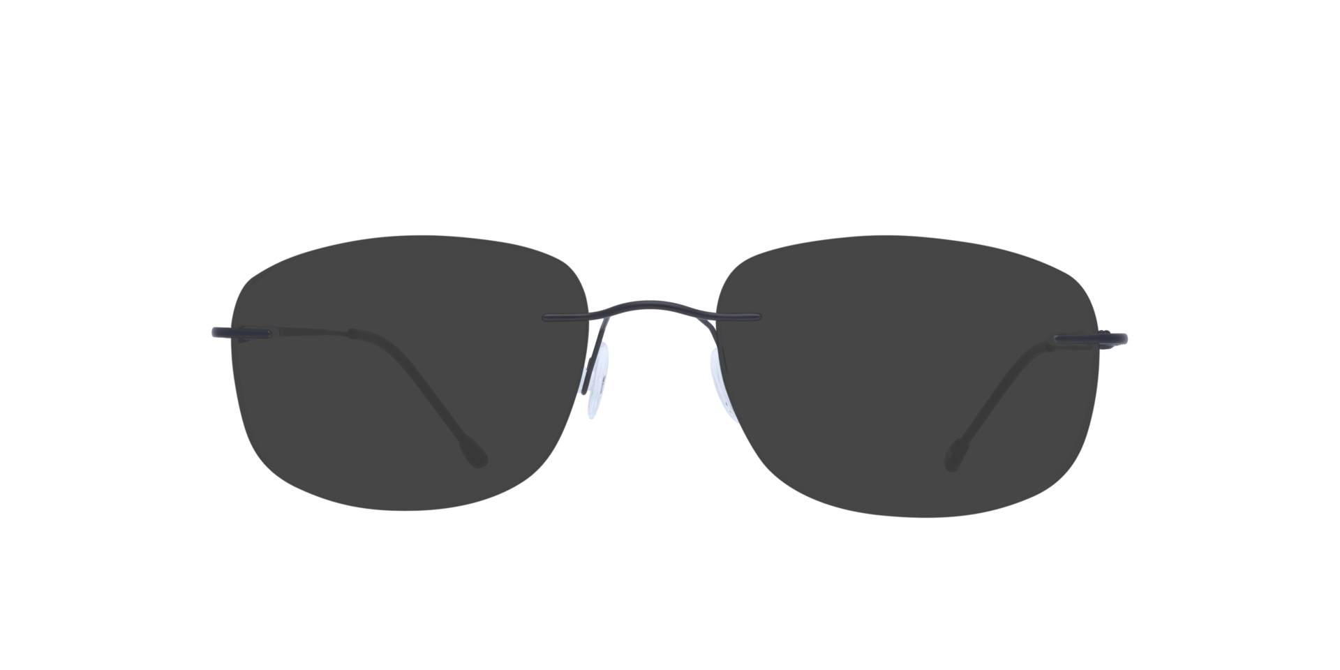 Clover Black MetalEyeglass Frames for Glasses Direct, with Tinted Lenses