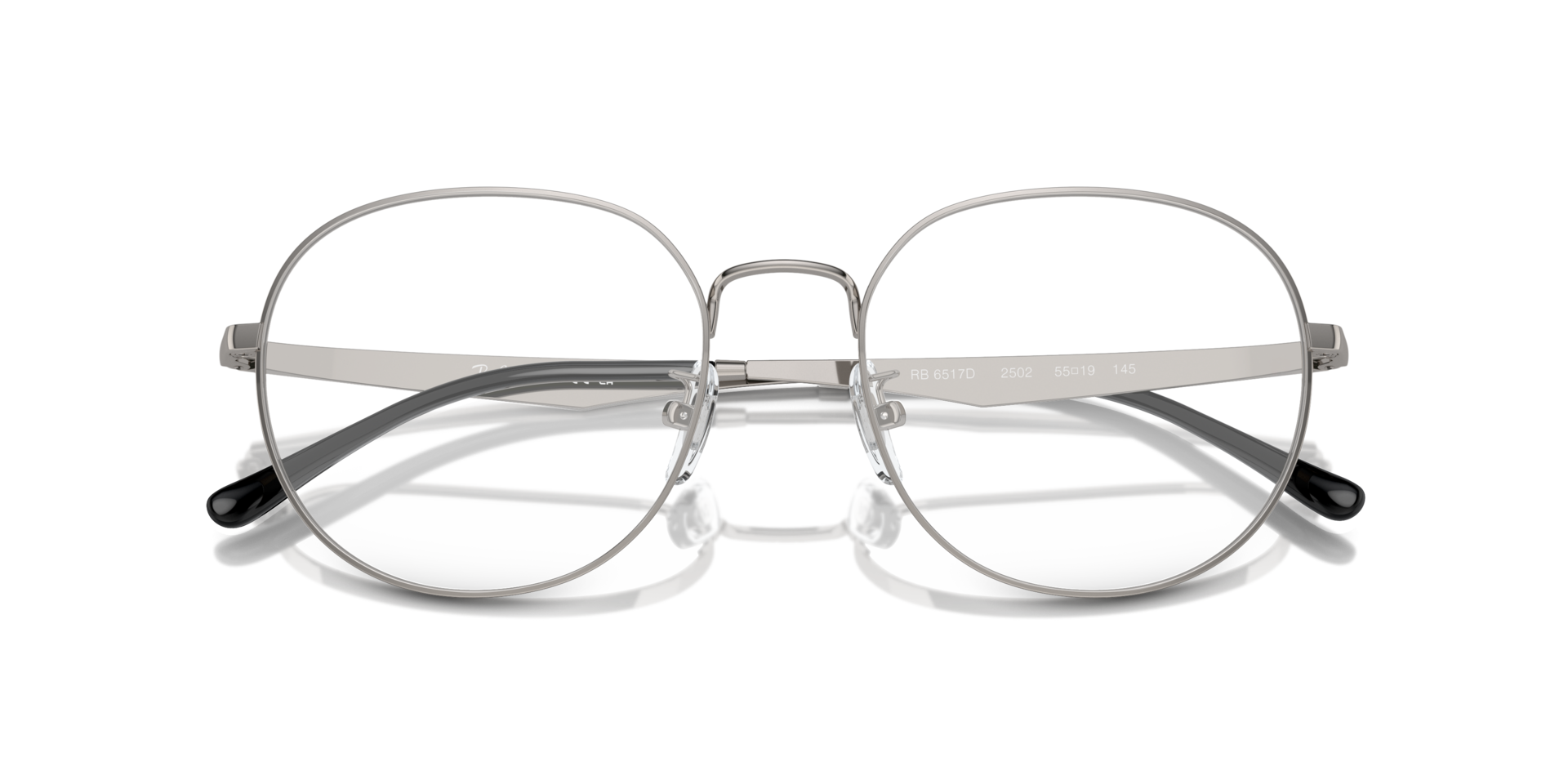 RB6517D Gunmetal MetalEyeglass Frames for Glasses Direct, Closed View