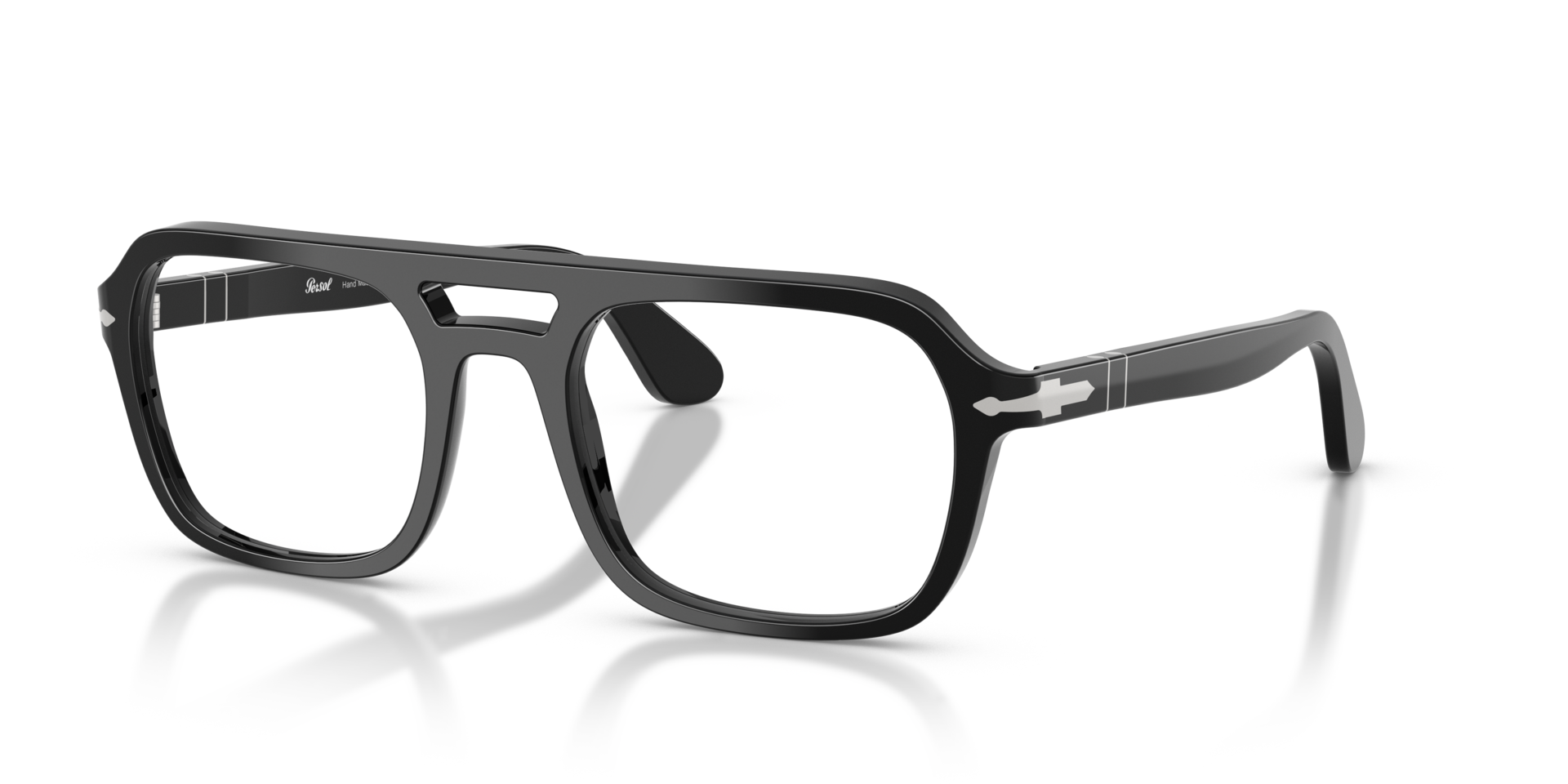 PO3394V Black AcetateEyeglass Frames for Glasses Direct, Angle View