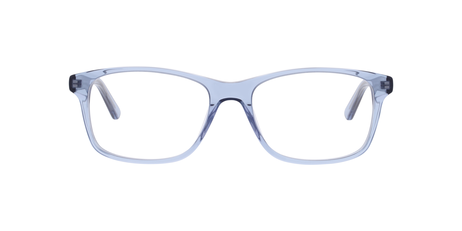 Misha Transparent Blue AcetateEyeglass Frames for Glasses Direct, Front View