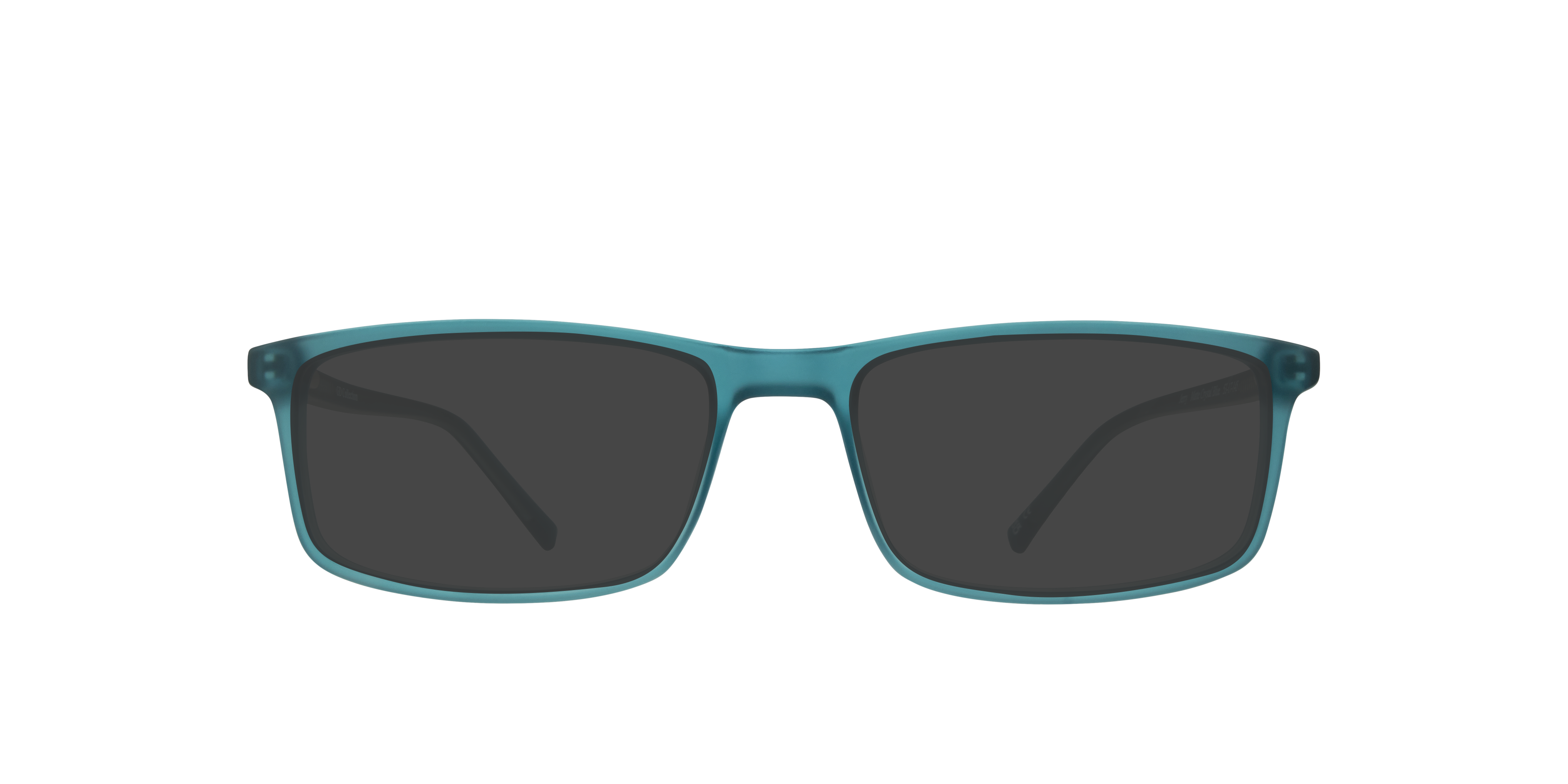 Jerry Matte Crystal Blue PlasticSunglass Frames for Glasses Direct, with Tinted Lenses