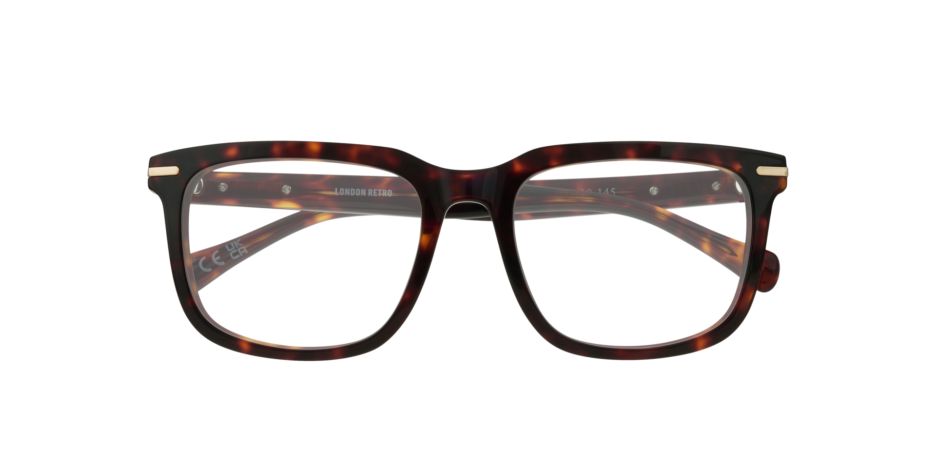 Kenton Havana AcetateEyeglass Frames for Glasses Direct, Closed View