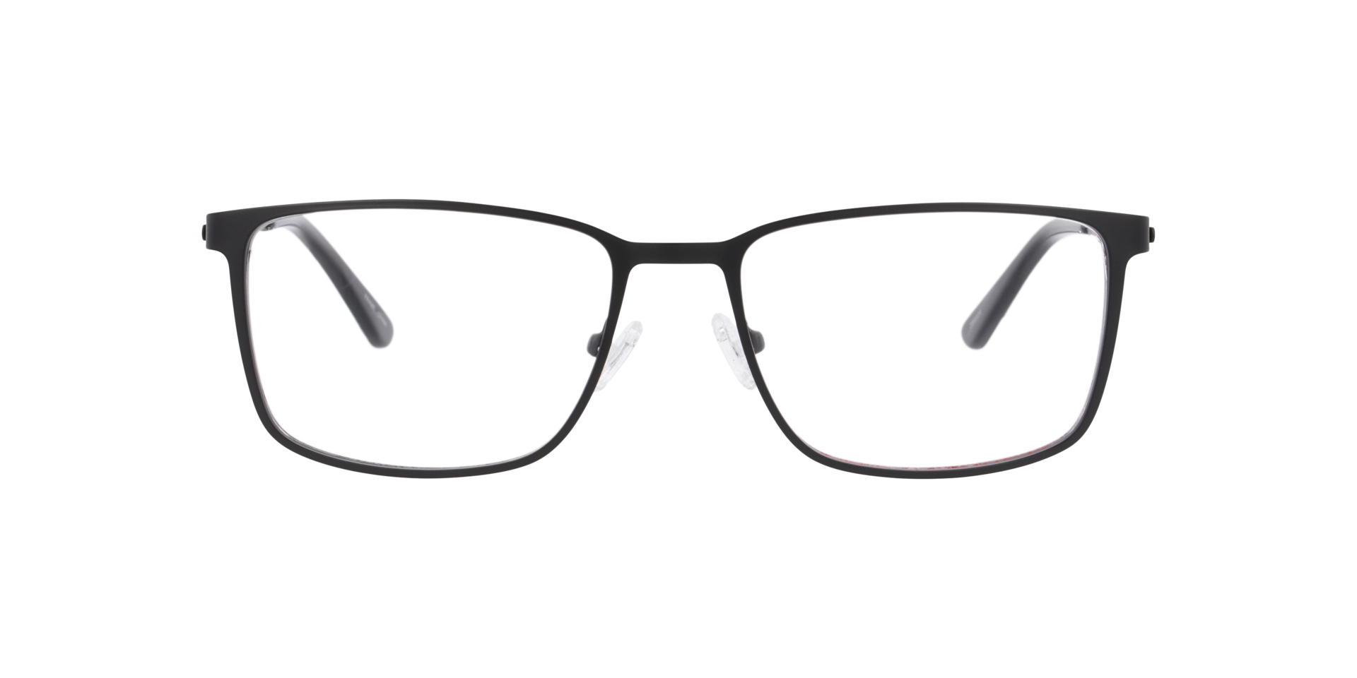 Nb4186 Black Matte MetalEyeglass Frames for Glasses Direct, Front View