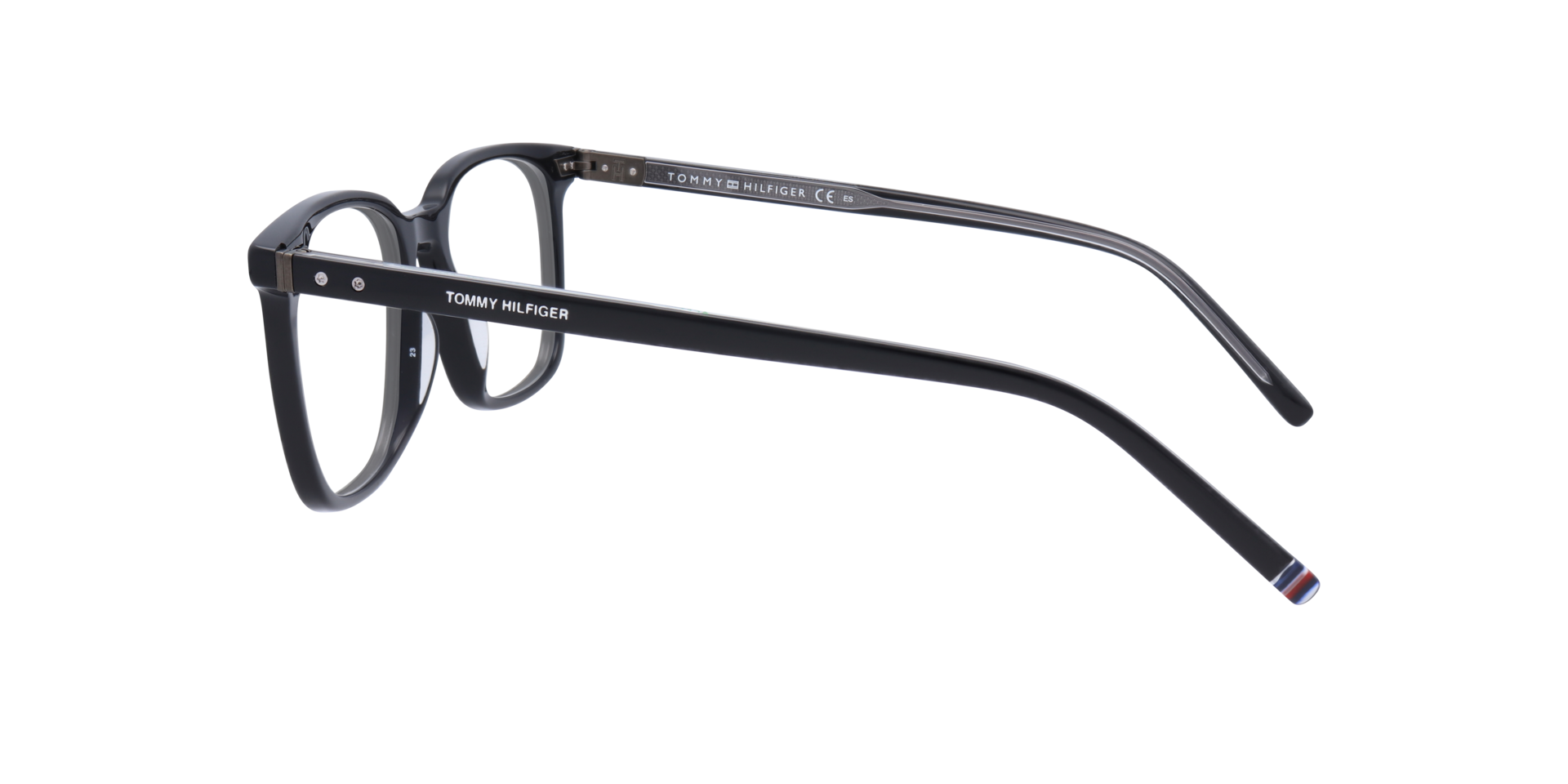 TH 1942 Black AcetateEyeglass Frames for Glasses Direct, Side View