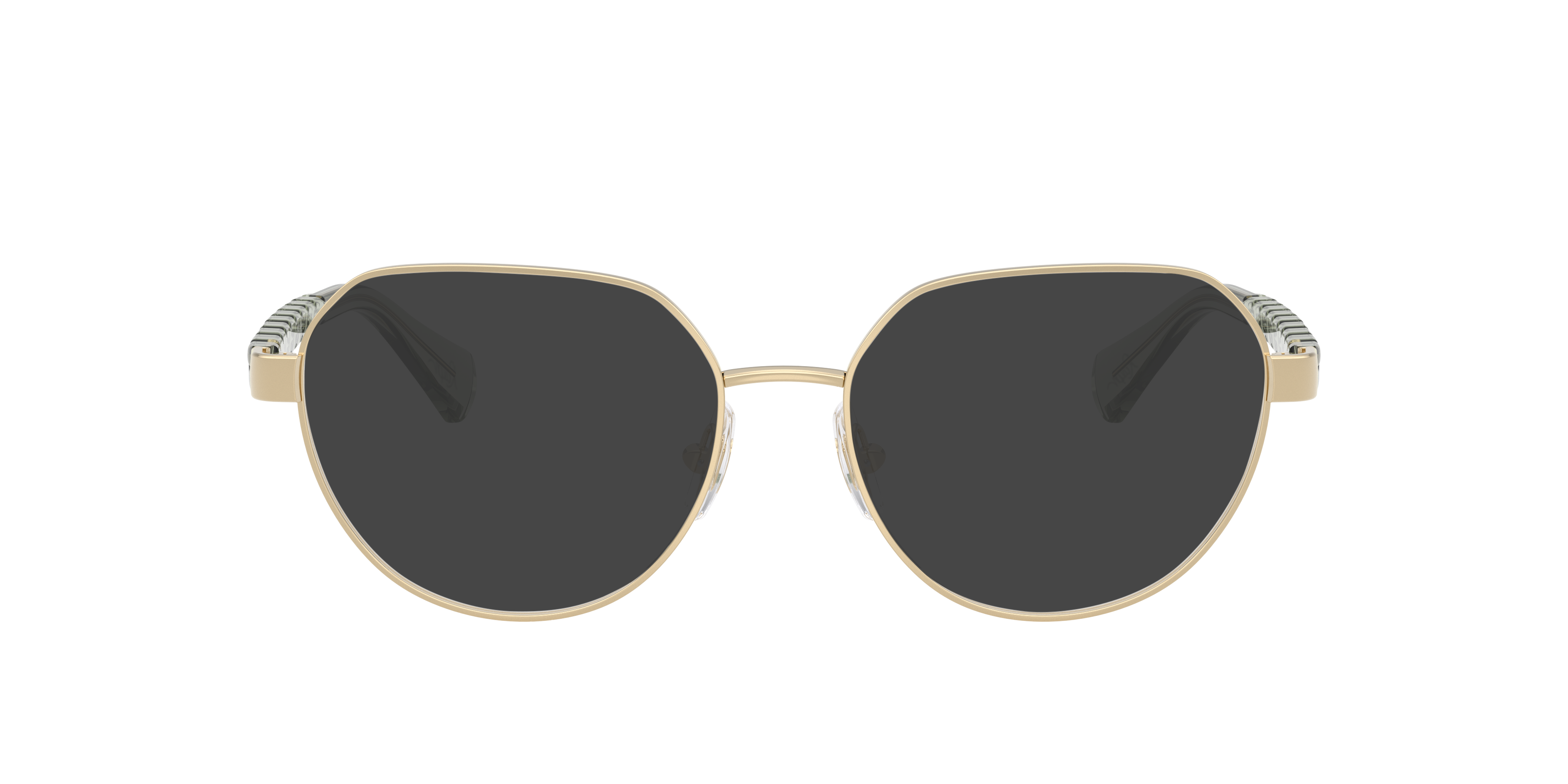RA6065 Shiny Pale Gold MetalEyeglass Frames for Glasses Direct, with Tinted Lenses