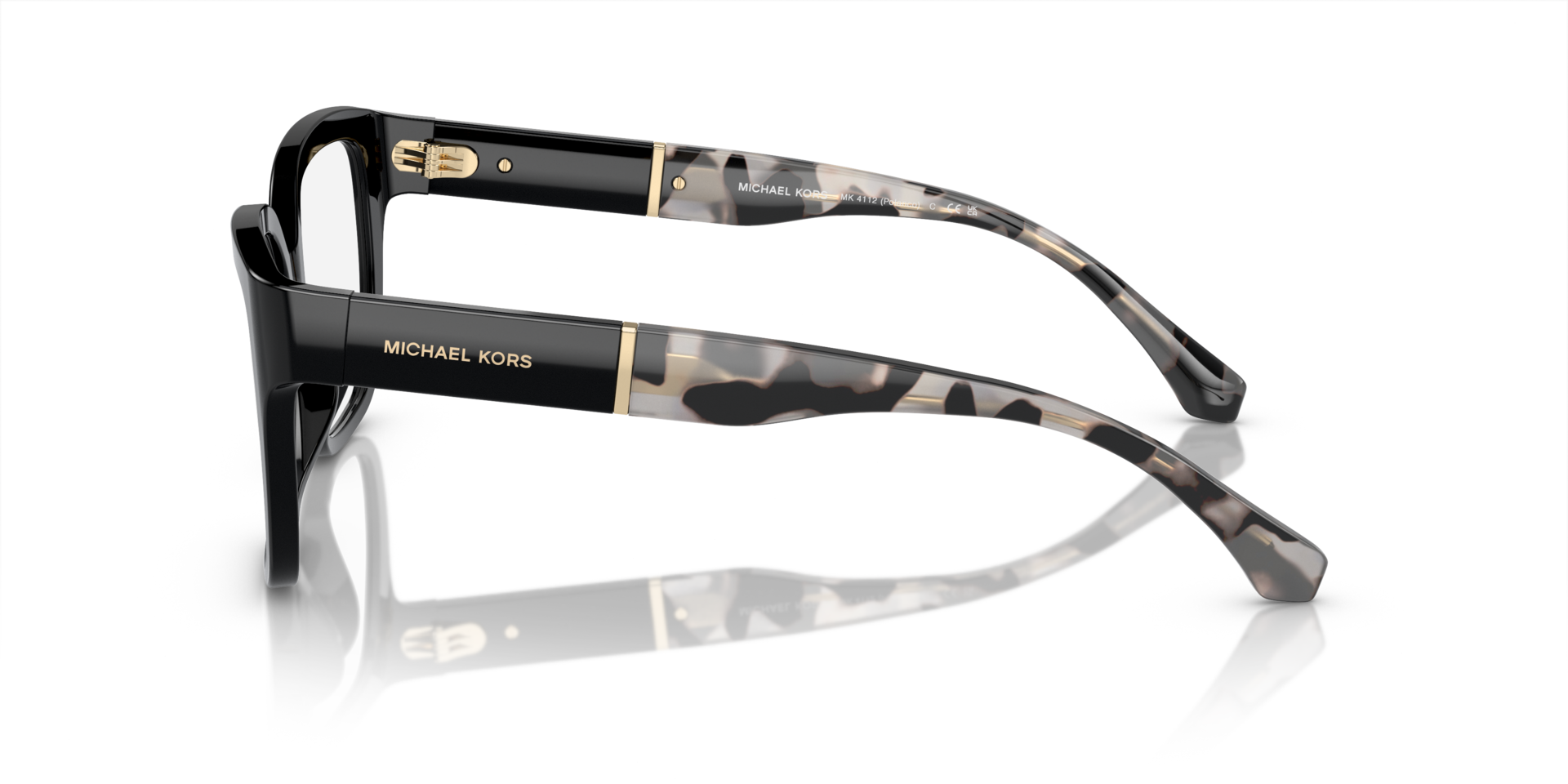 MK4112 Black AcetateEyeglass Frames for Glasses Direct, Side View