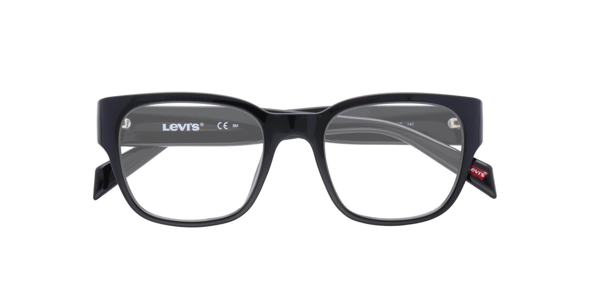 LV 1047 Black PlasticEyeglass Frames for Glasses Direct, Closed View