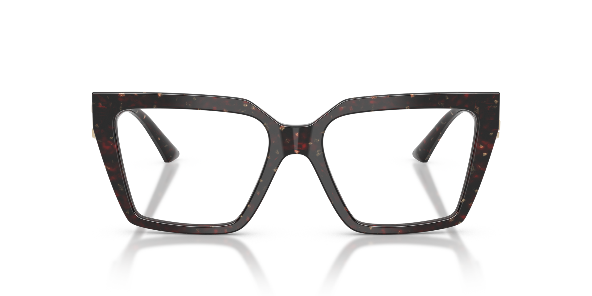 JC3017U Dark Havana Glitter AcetateEyeglass Frames for Glasses Direct, Front View