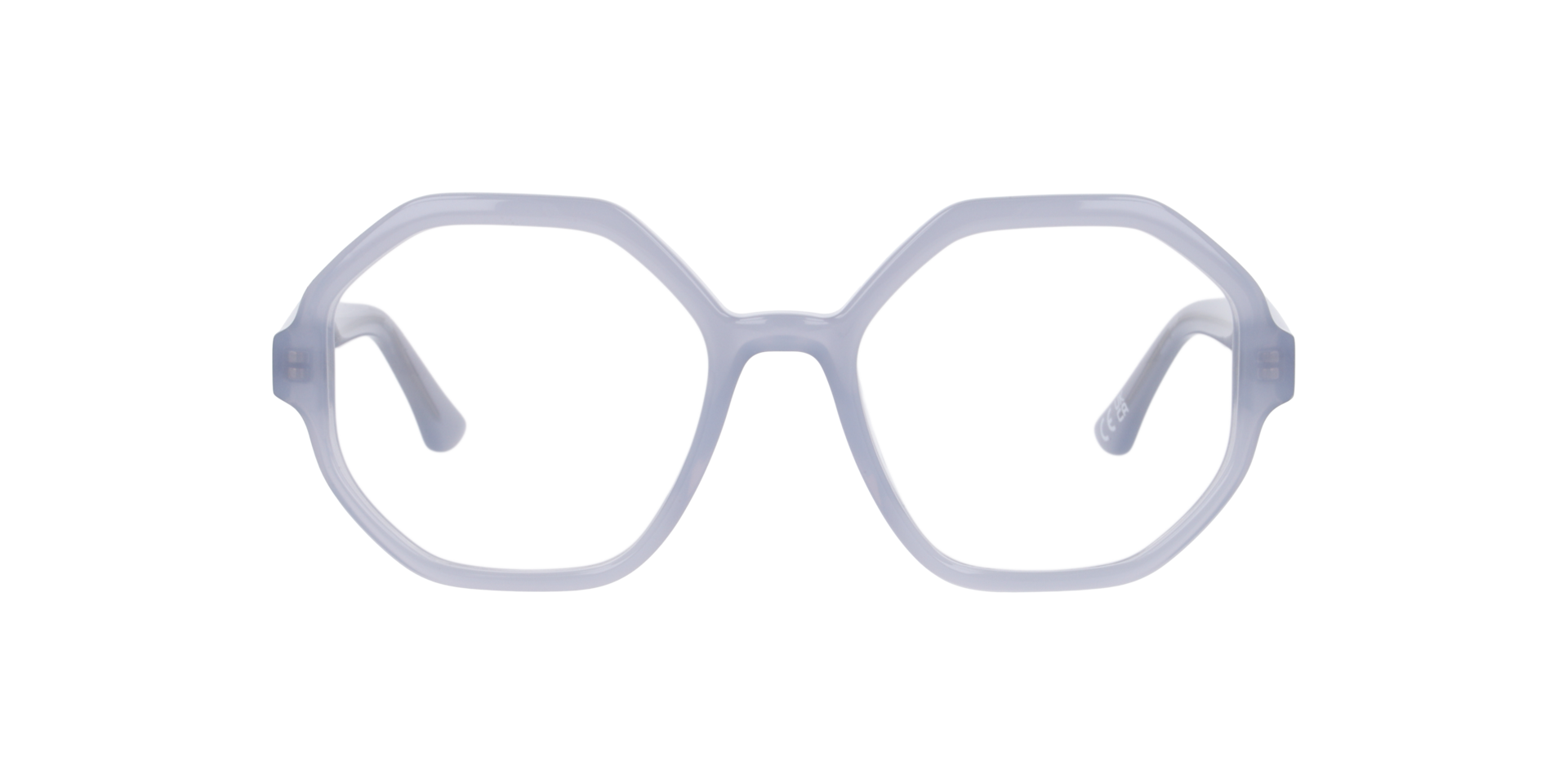 Mabel Milky Light Blue AcetateEyeglass Frames for Glasses Direct, Front View