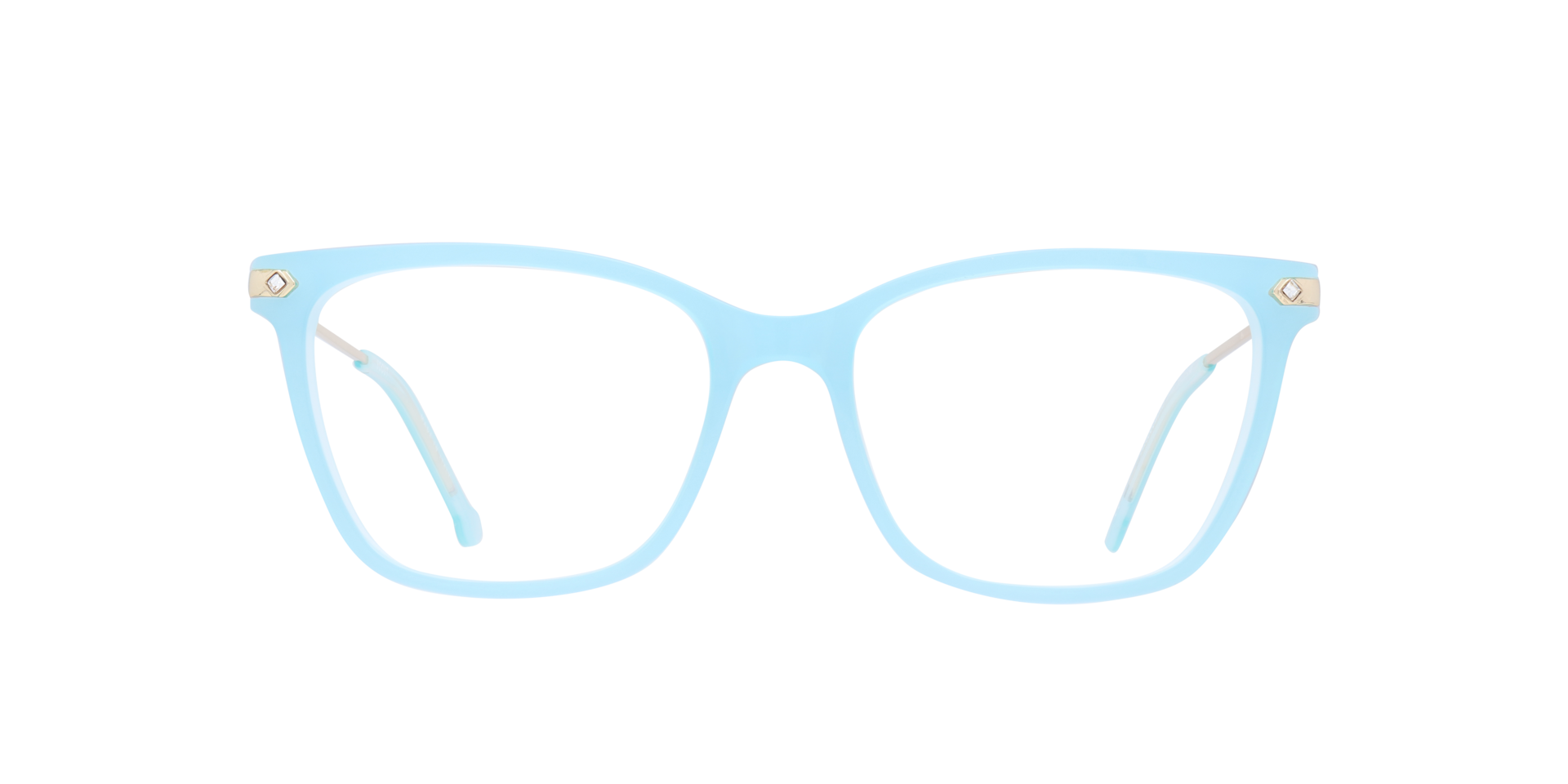 Arlechino Blue AcetateEyeglass Frames for Glasses Direct, Front View