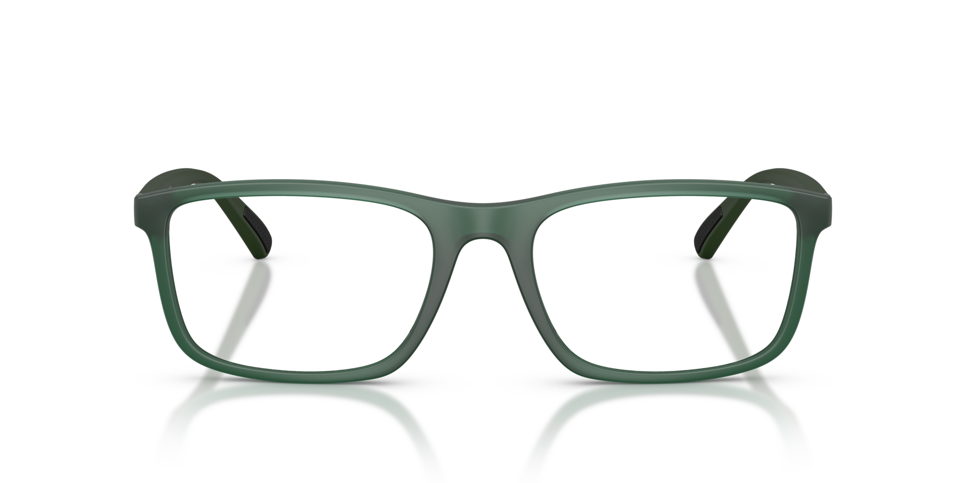 PH2291U Matte Transparent Dark Green PlasticEyeglass Frames for Glasses Direct, Front View