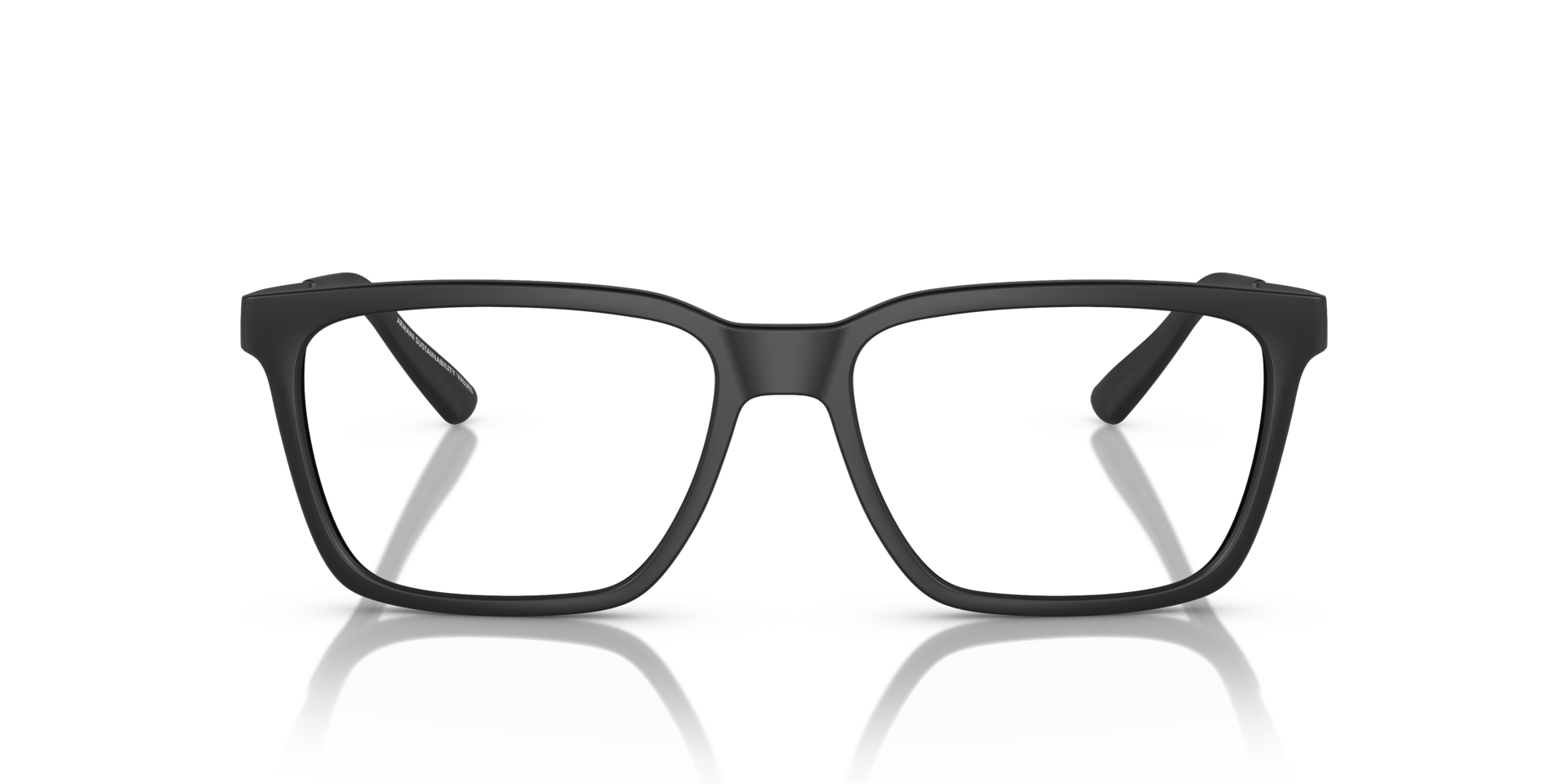 AX3103 Matte Black PlasticEyeglass Frames for Glasses Direct, Front View