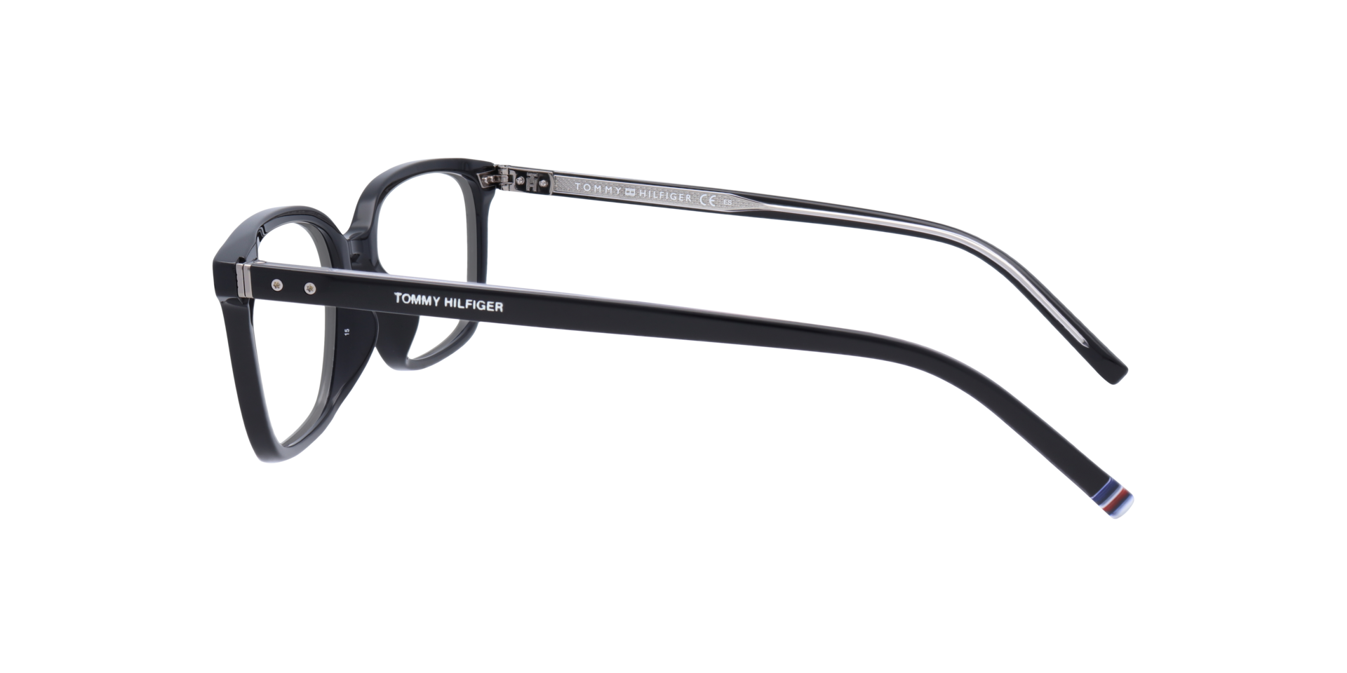TH 1870/F Black AcetateEyeglass Frames for Glasses Direct, Side View