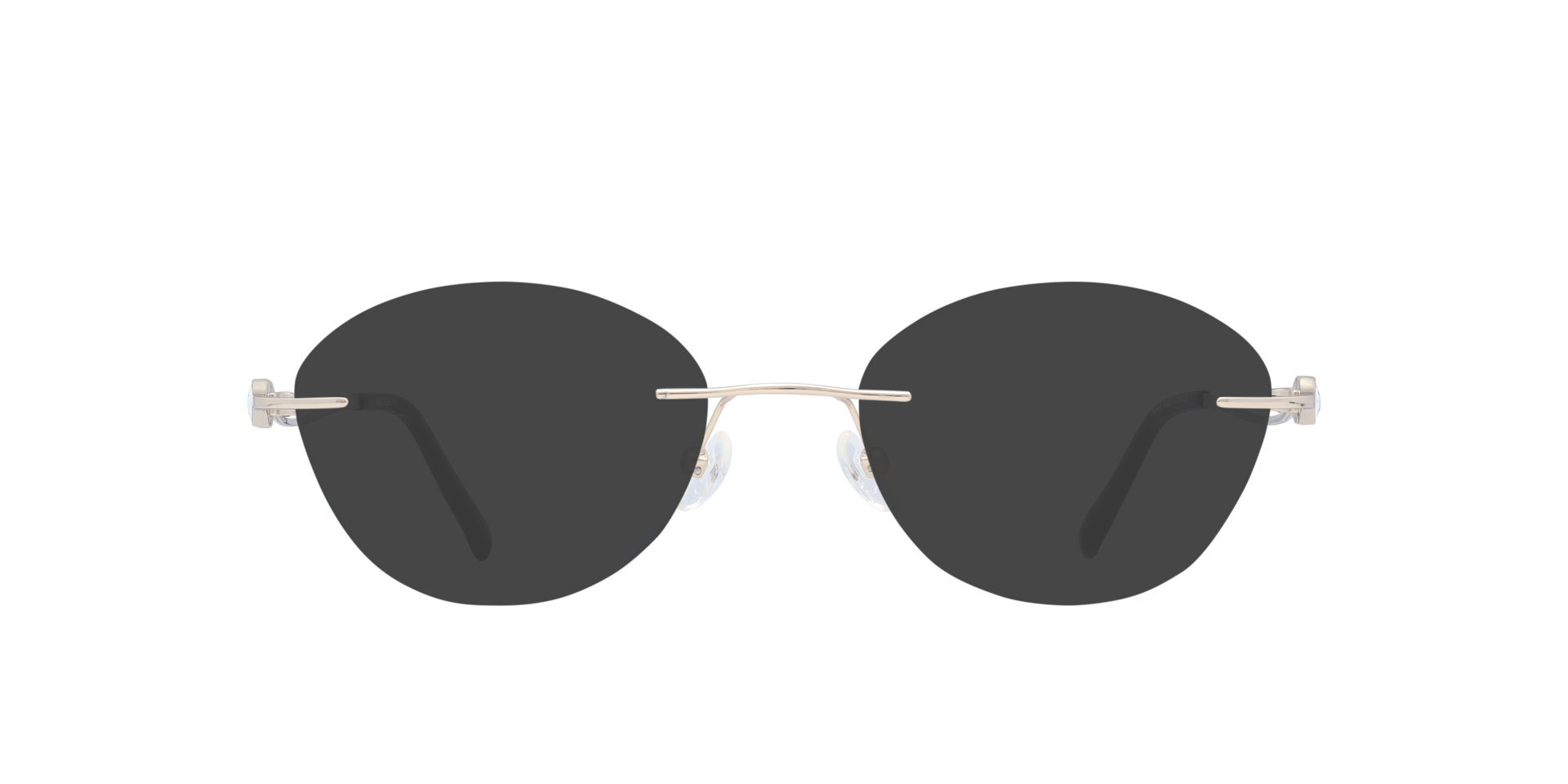 Felicity Gold TitaniumEyeglass Frames for Glasses Direct, with Tinted Lenses