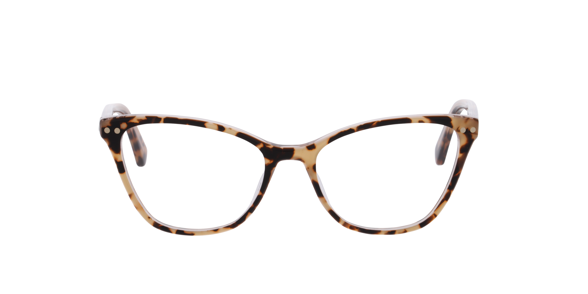 KS ELORA 2 Tortoise Clear AcetateEyeglass Frames for Glasses Direct, Front View