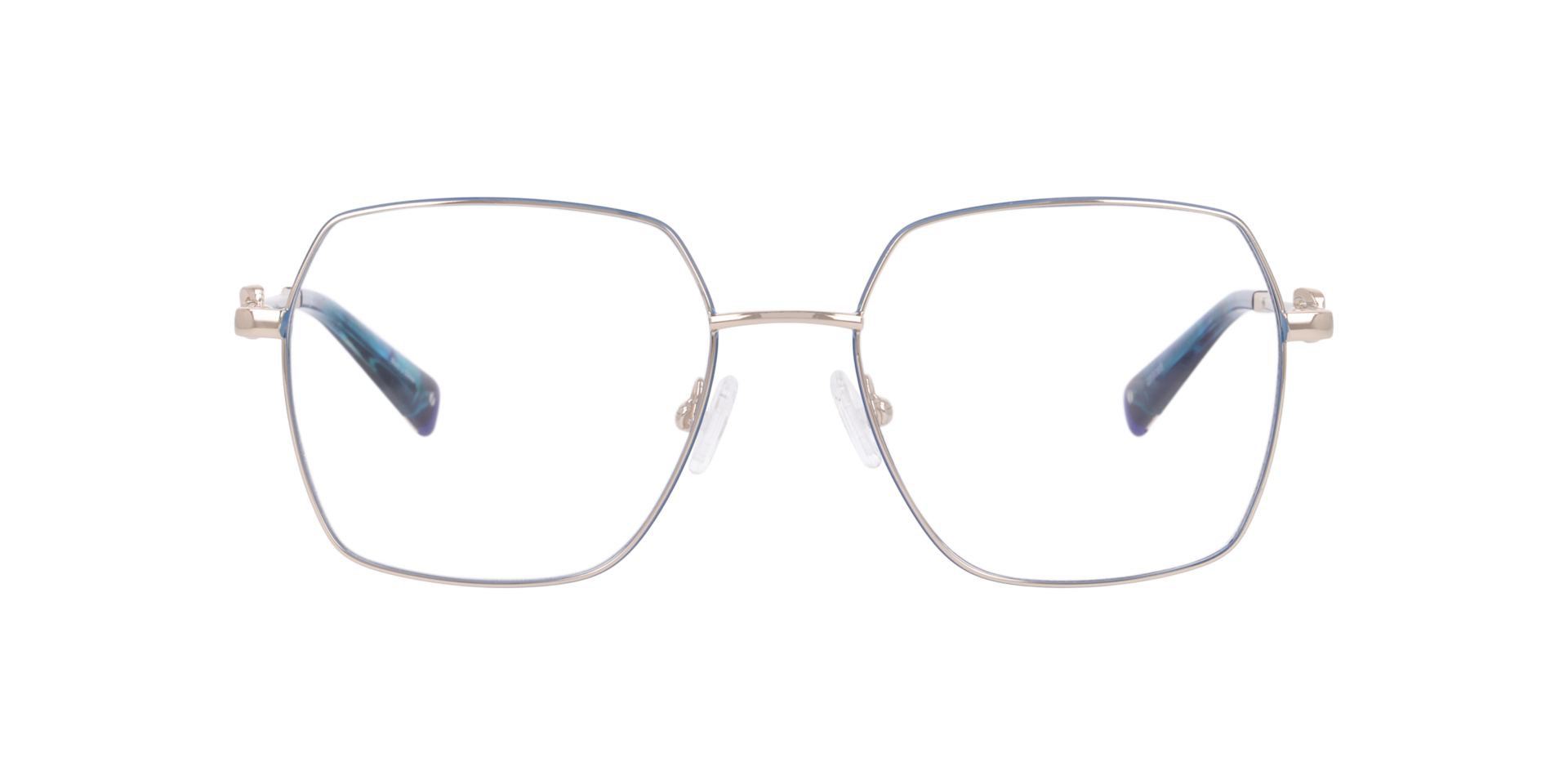 Cumai Gold MetalEyeglass Frames for Glasses Direct, Front View