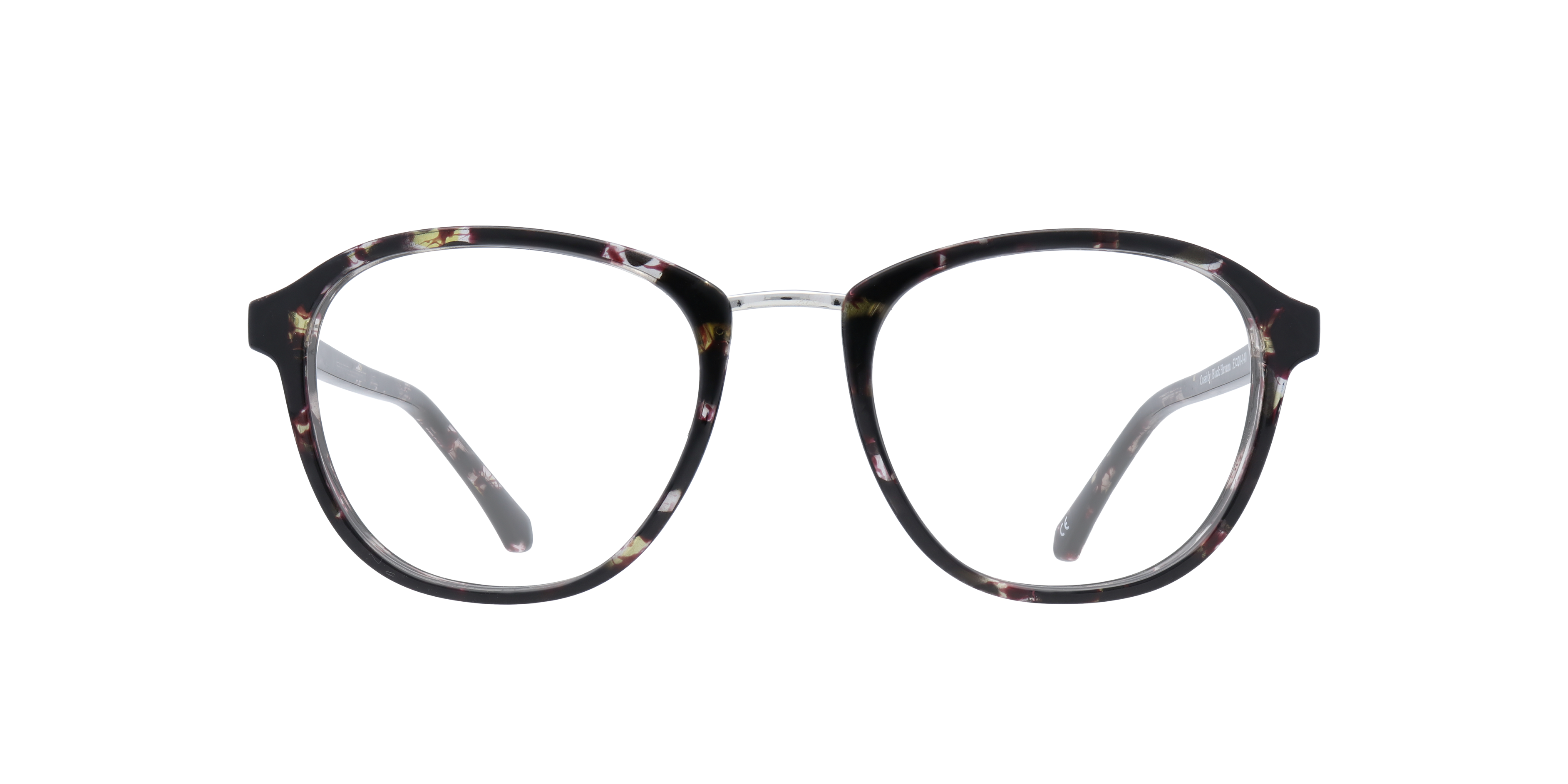 Cassidy Black Havana PlasticEyeglass Frames for Glasses Direct, Front View