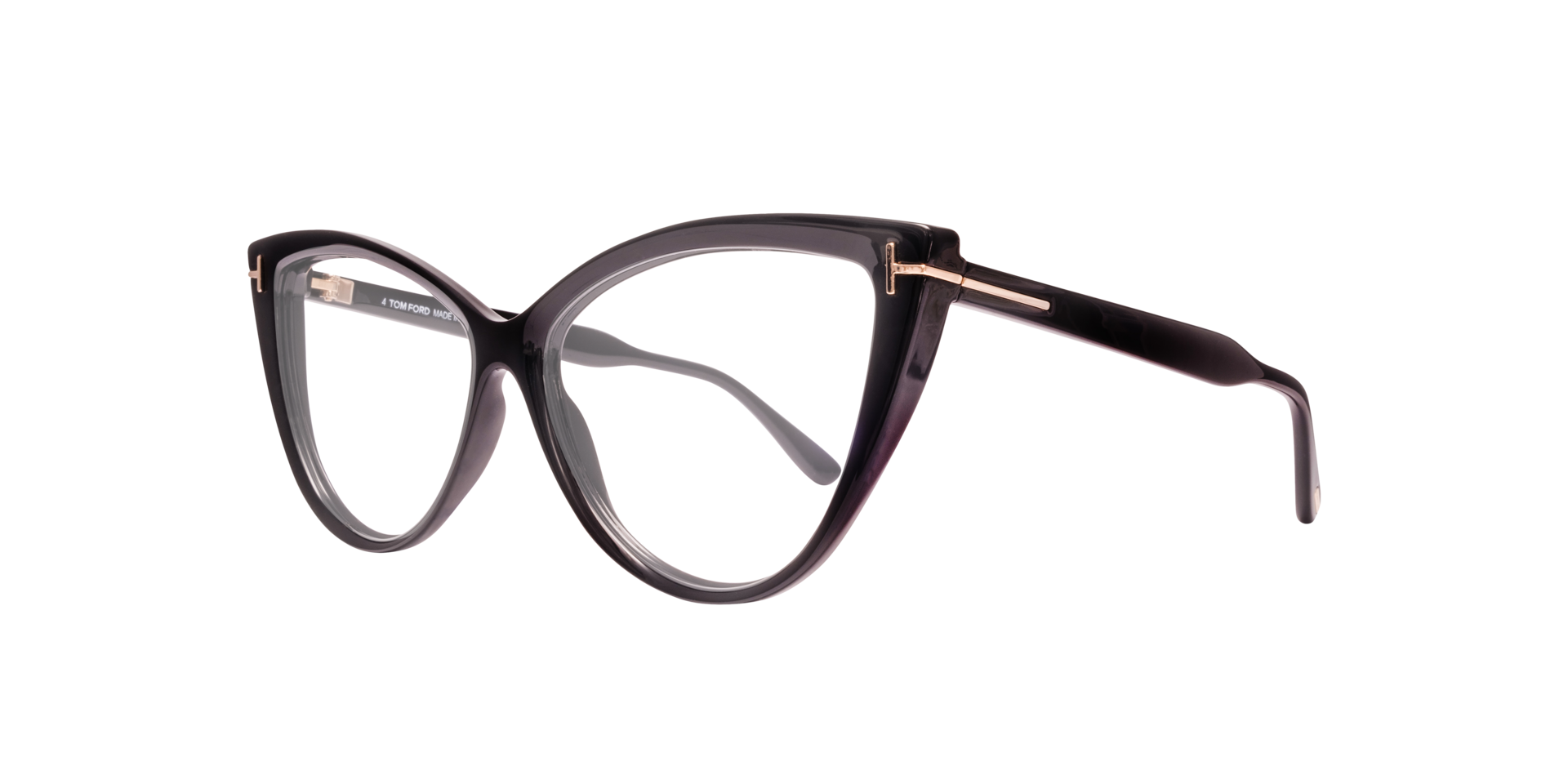 FT5843-B_56001 Brown PlasticEyeglass Frames for Glasses Direct, Angle View
